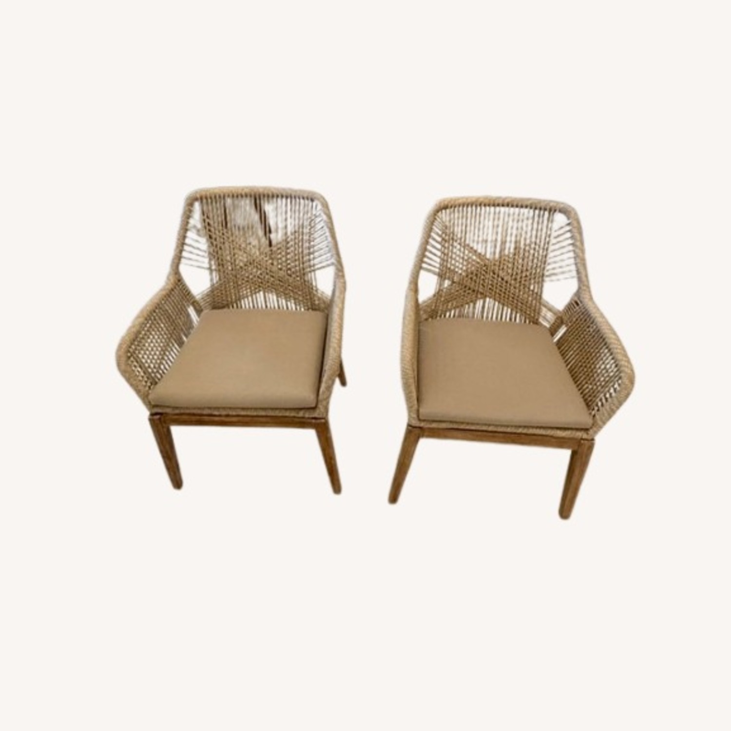 Woven Arm Chairs, Set of 2 - image-8