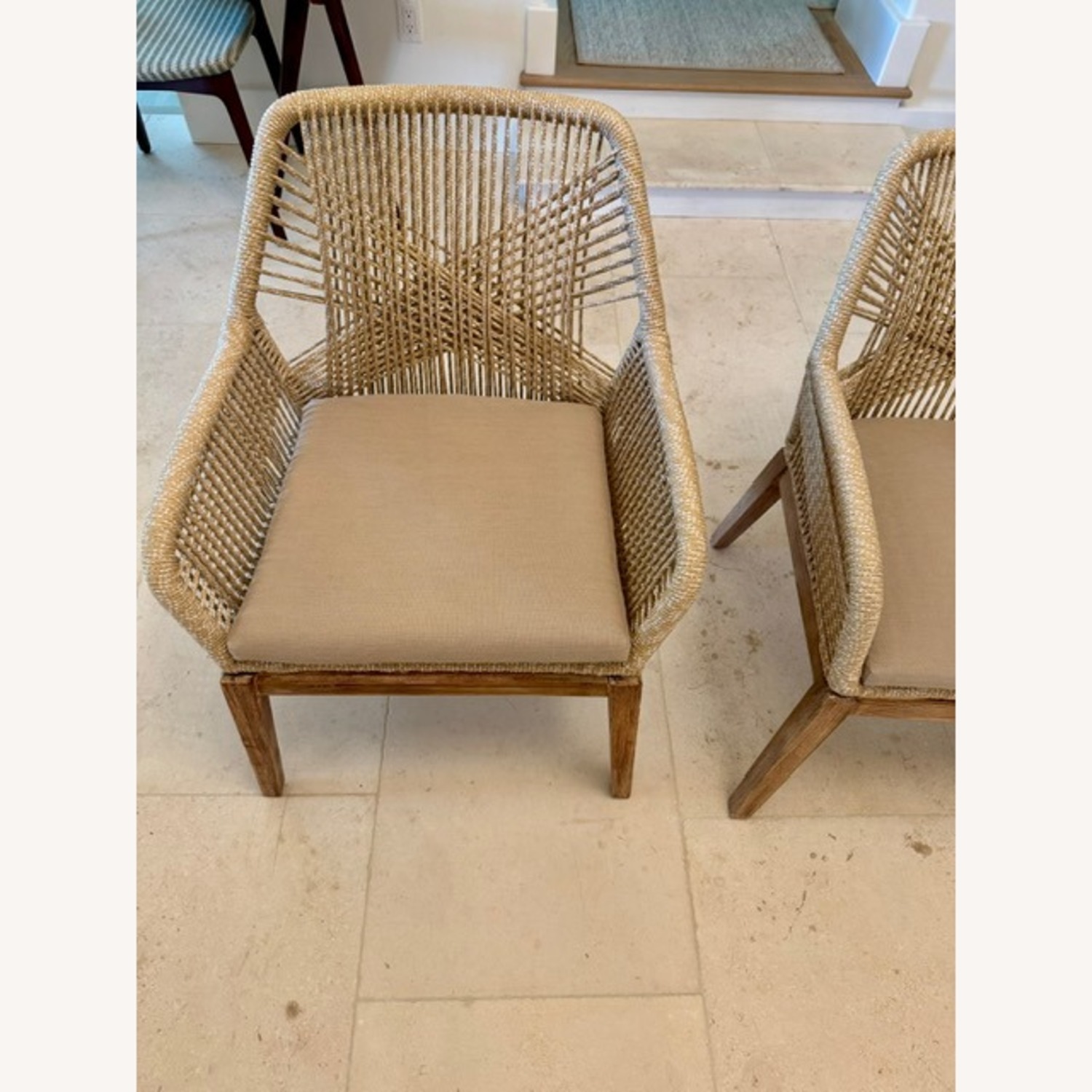 Woven Arm Chairs, Set of 2 - image-2