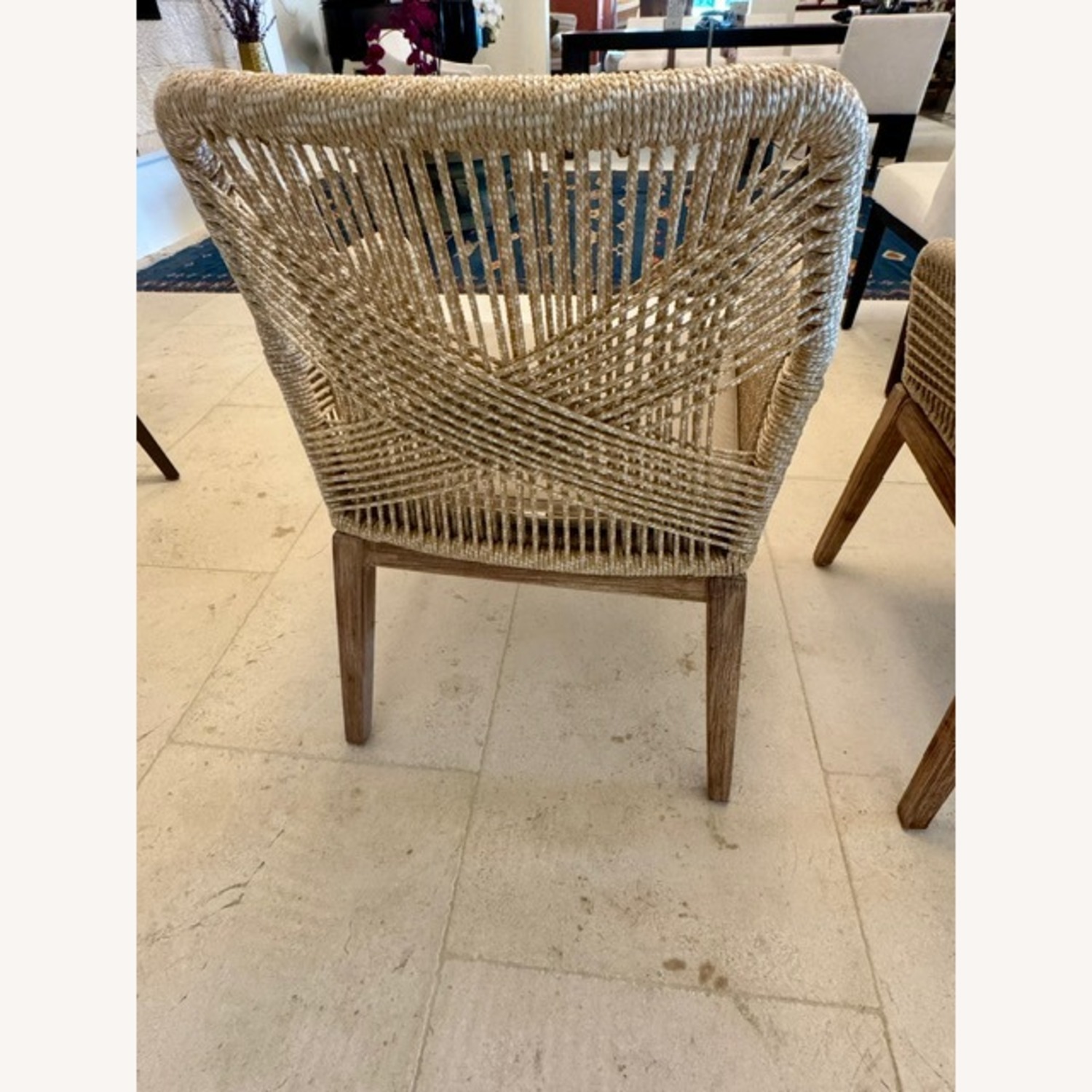 Woven Arm Chairs, Set of 2 - image-5