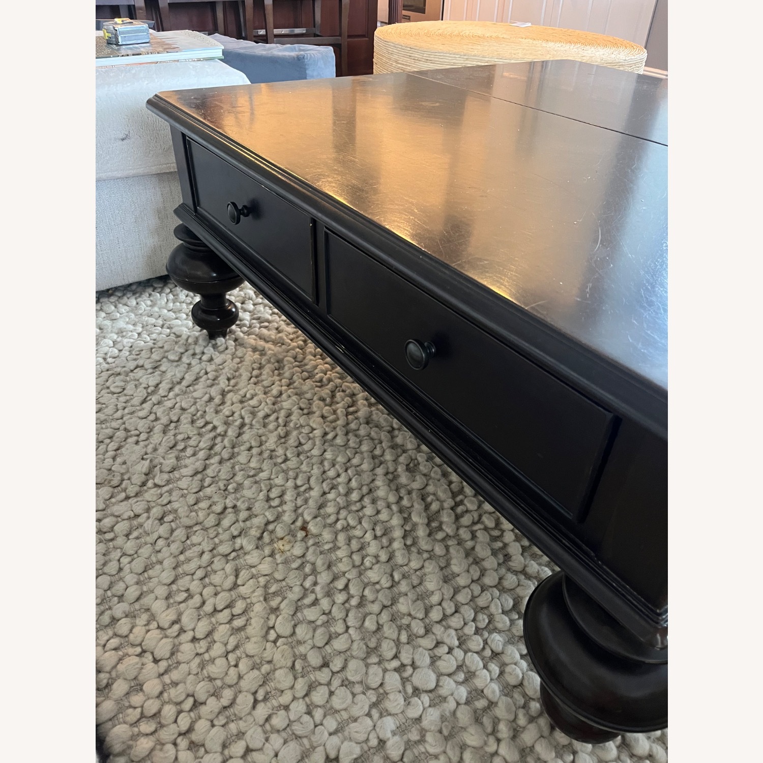 Espresso Wood Coffee Table  - image-4