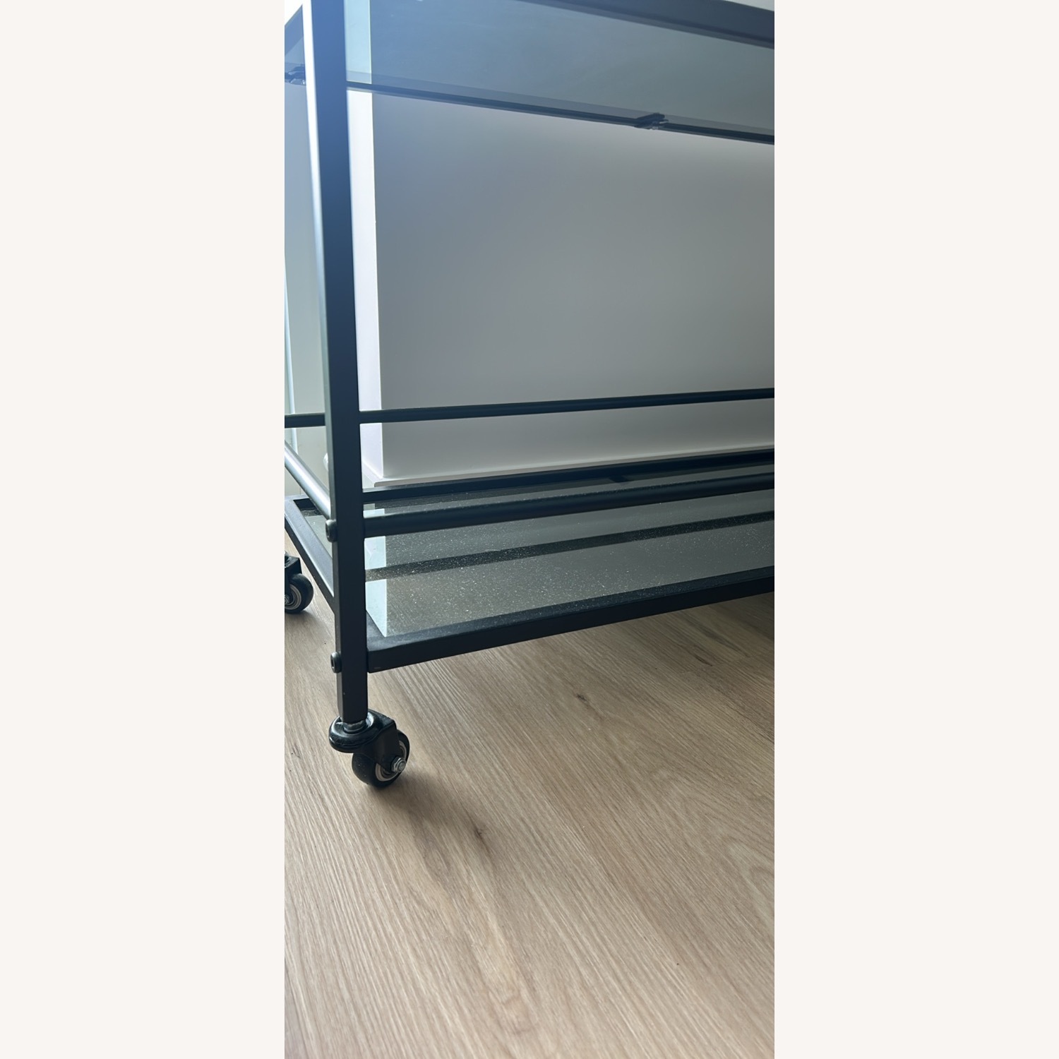 Metal and Glass Bar Cart - image-3