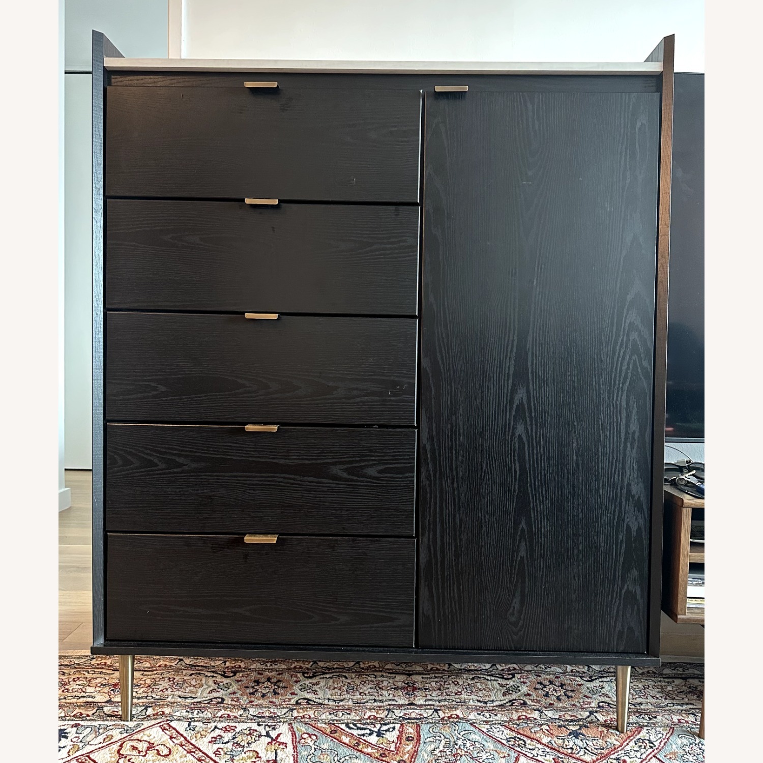 South Shore Hype 5-Drawer Dresser w Cabinet - image-1