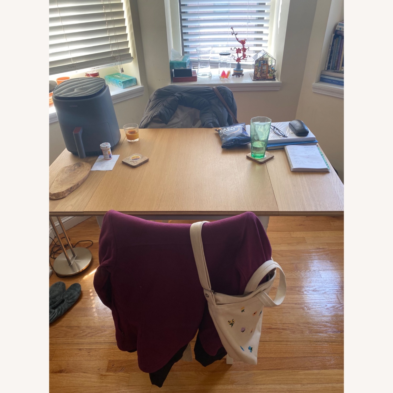 IKEA Dining Table and 2 Chairs - image-1