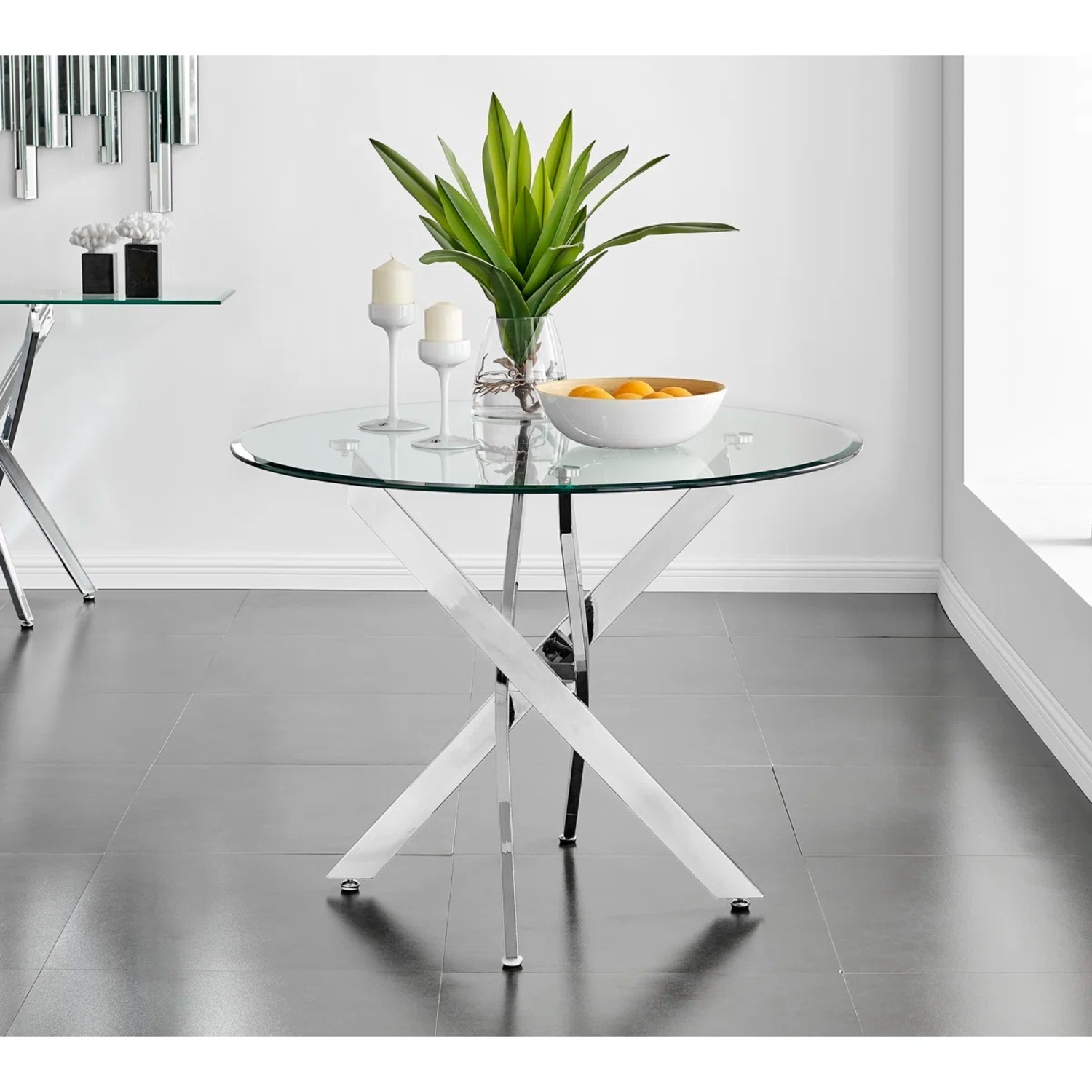Wayfair Tierra Tempered Glass Dining Table - image-8