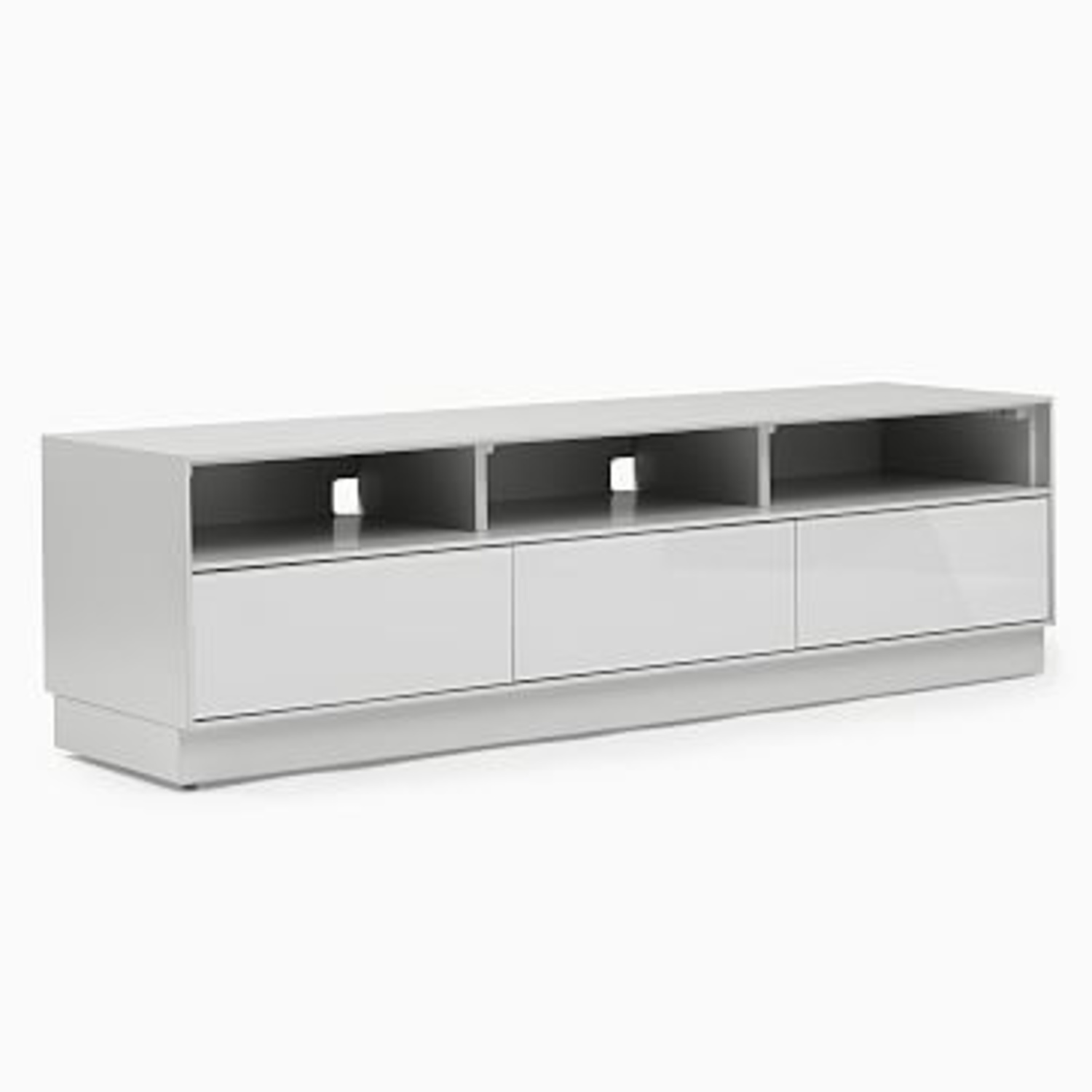 West Elm Emilia Gray Media Console (60") - image-4