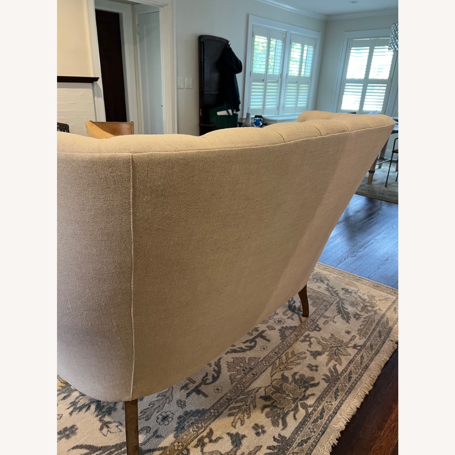 Restoration Hardware English Wing Settee - image-6