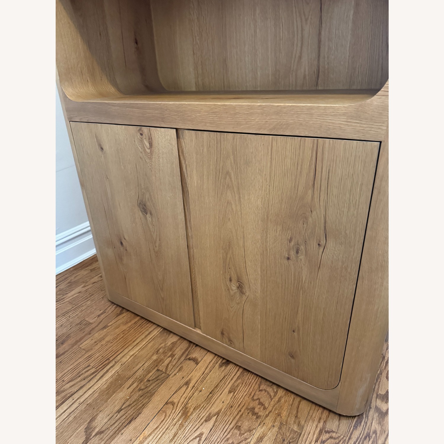 Restoration Hardware Oslo Sideboard & Hutch Aged Light Natural Oak - image-6