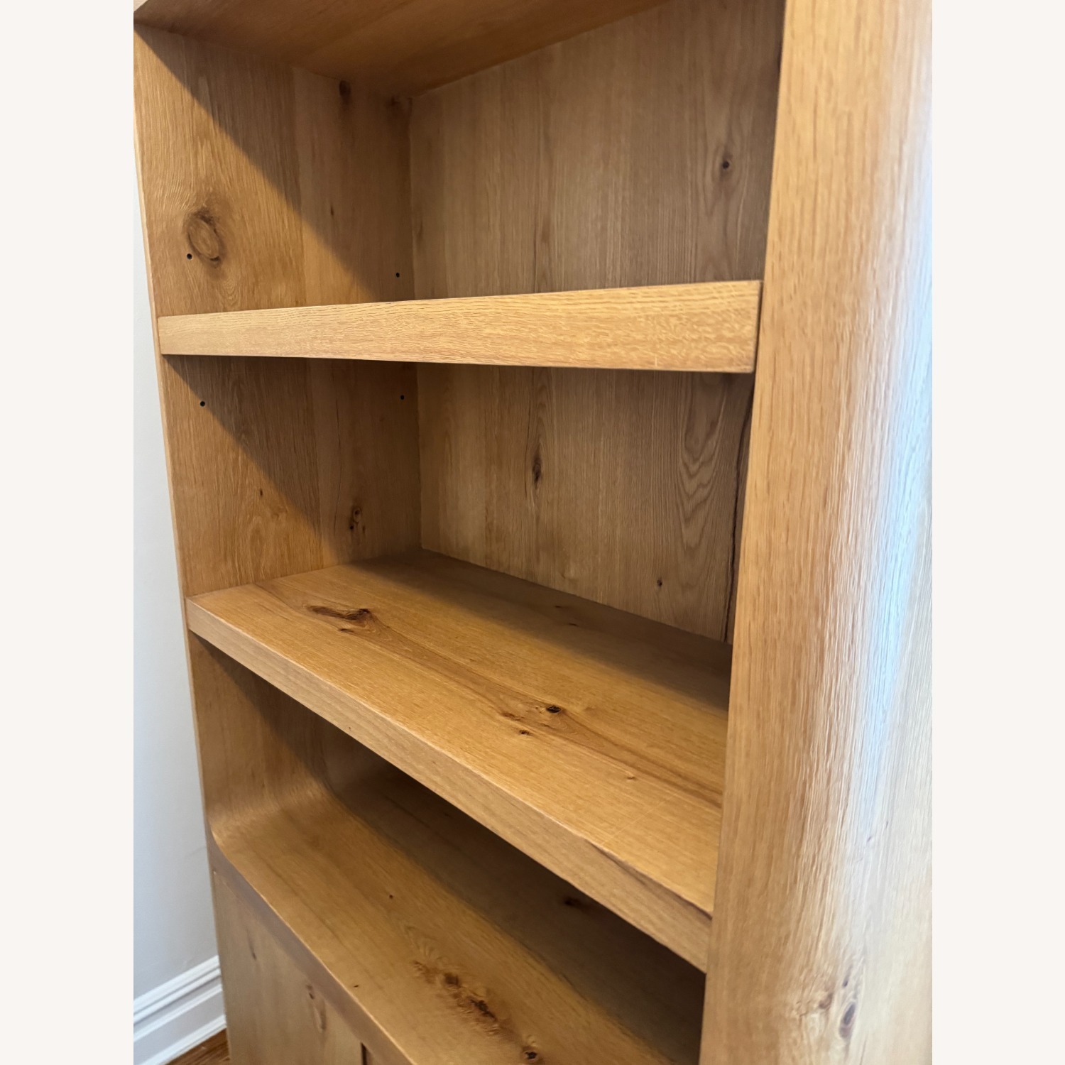 Restoration Hardware Oslo Sideboard & Hutch Aged Light Natural Oak - image-4