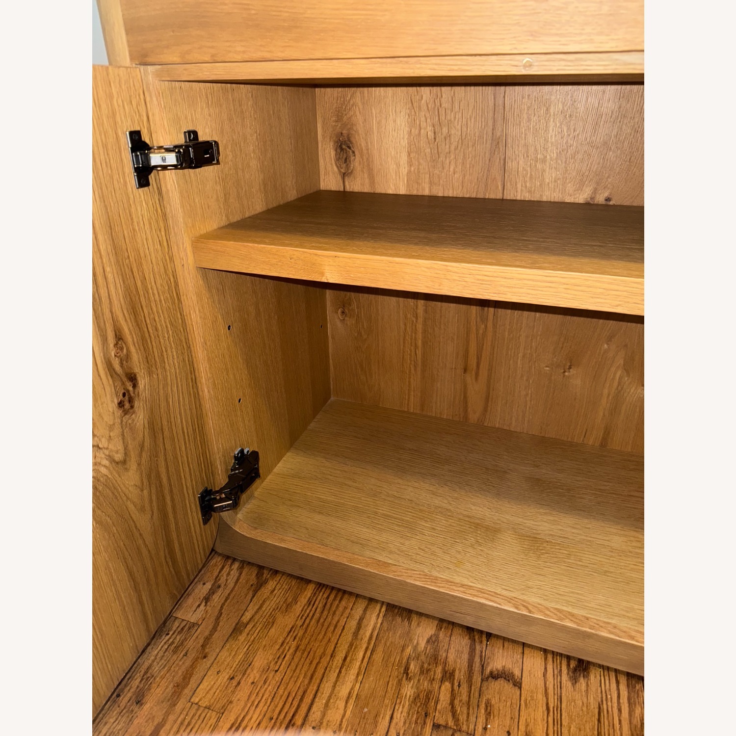 Restoration Hardware Oslo Sideboard & Hutch Aged Light Natural Oak - image-7