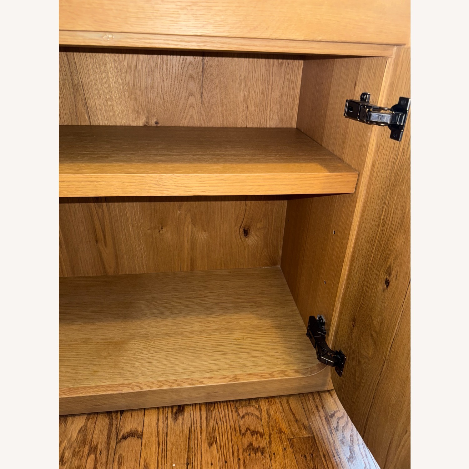 Restoration Hardware Oslo Sideboard & Hutch Aged Light Natural Oak - image-8