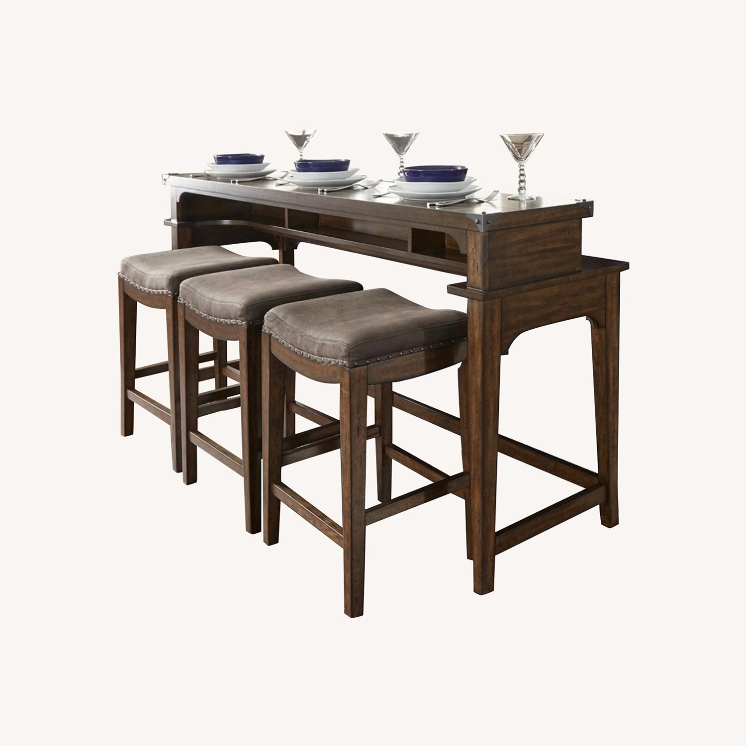 Liberty Furniture 4-Piece Console Bar Set  - image-0