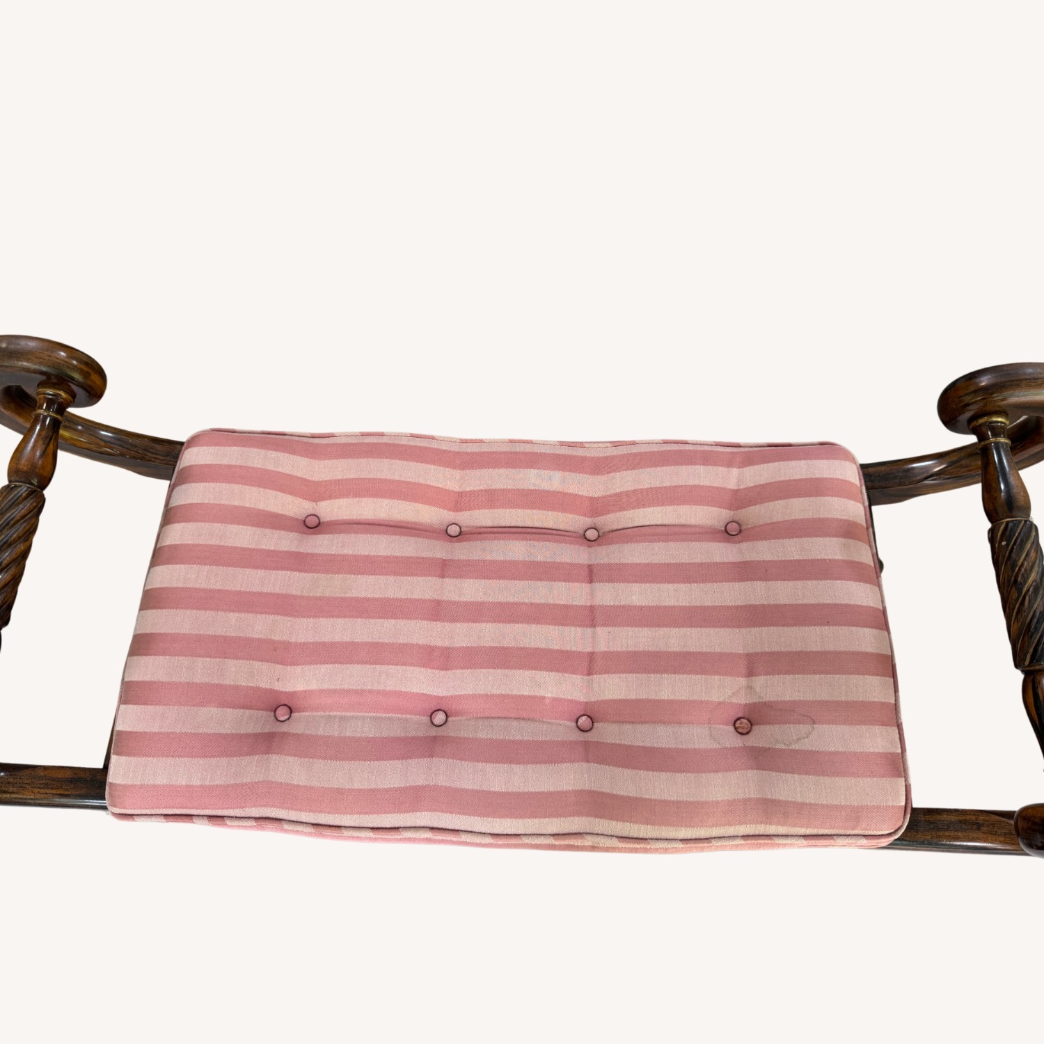 Vintage Wood Regency Bench  - image-8