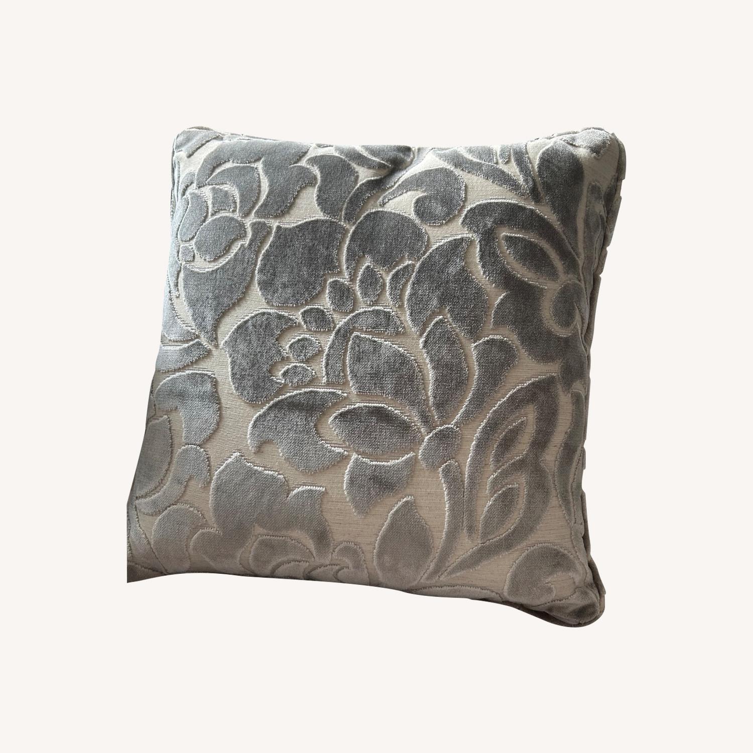 Pair of Custom Made Down-Filled Throw Pillows - image-0