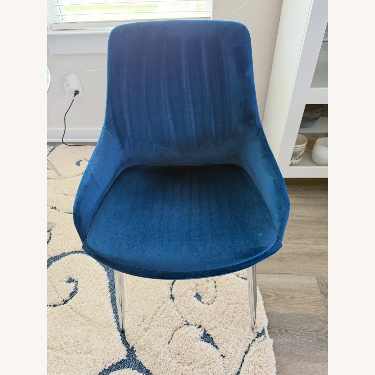 Wayfair Katheryn Metal Side Chair in Blue (Set of 2) by Wrought Studio™ - image-5