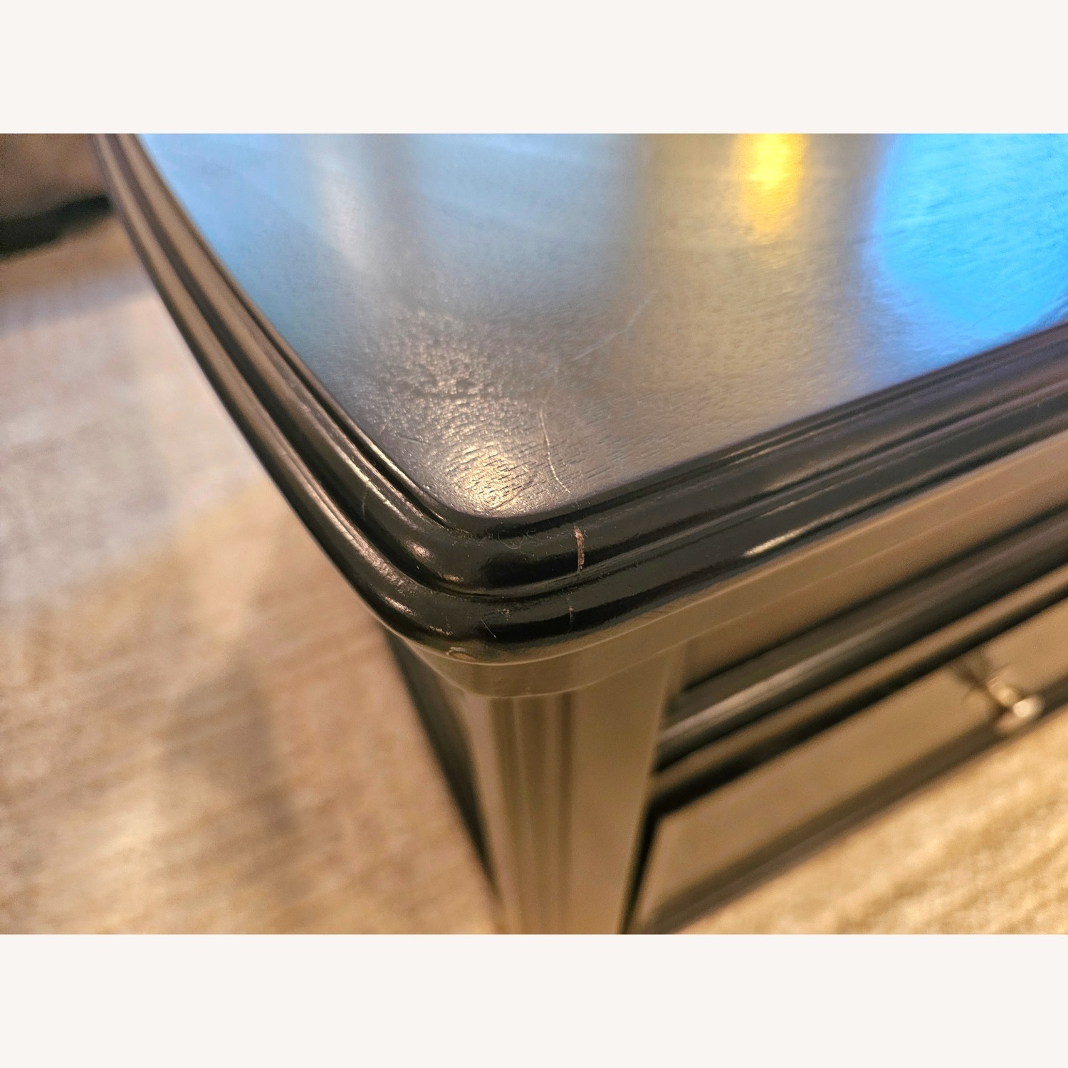 Dark Wood Lift-Top Coffee Table with Storage - image-10