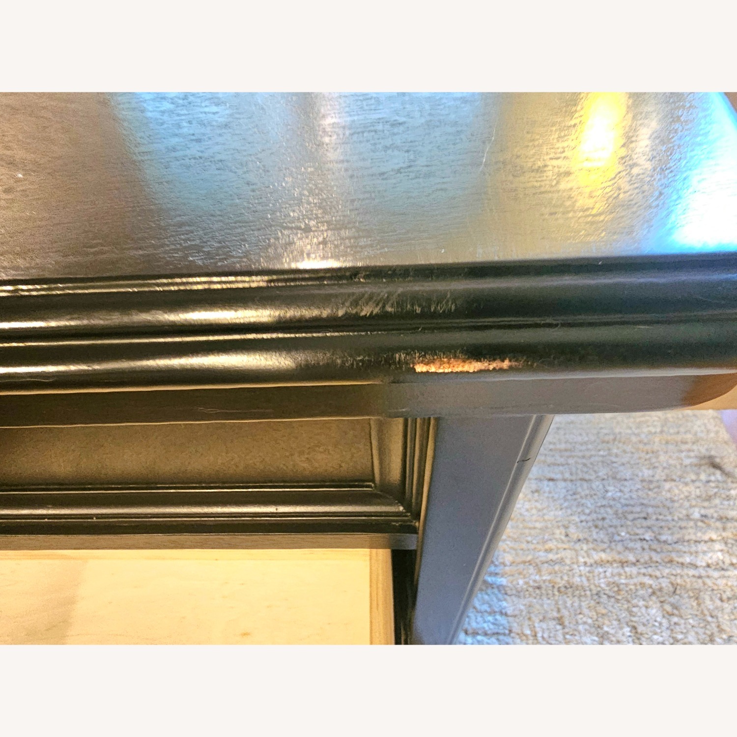 Dark Wood Lift-Top Coffee Table with Storage - image-9