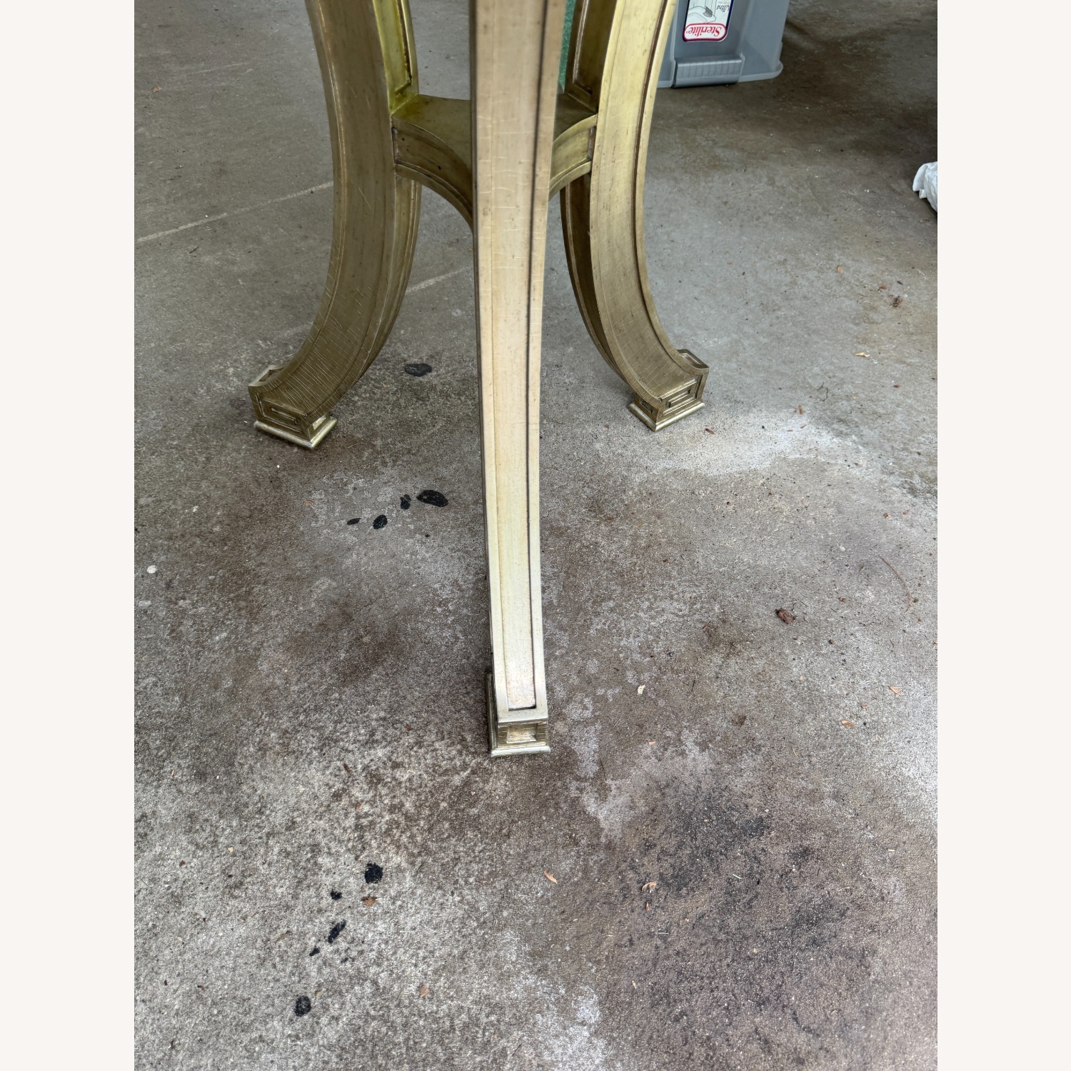 Hollywood Regency Vintage Side Table - image-4