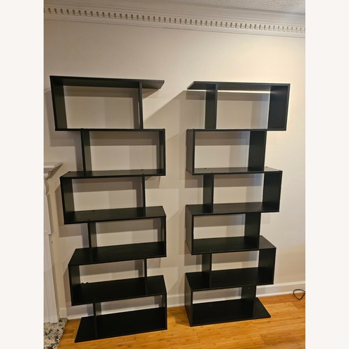 Used Modern Black Geometric Wall Shelves for sale on AptDeco