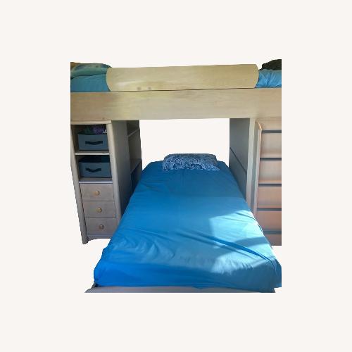 Used Solid Wood Heavy Weight Bunk Bed for sale on AptDeco