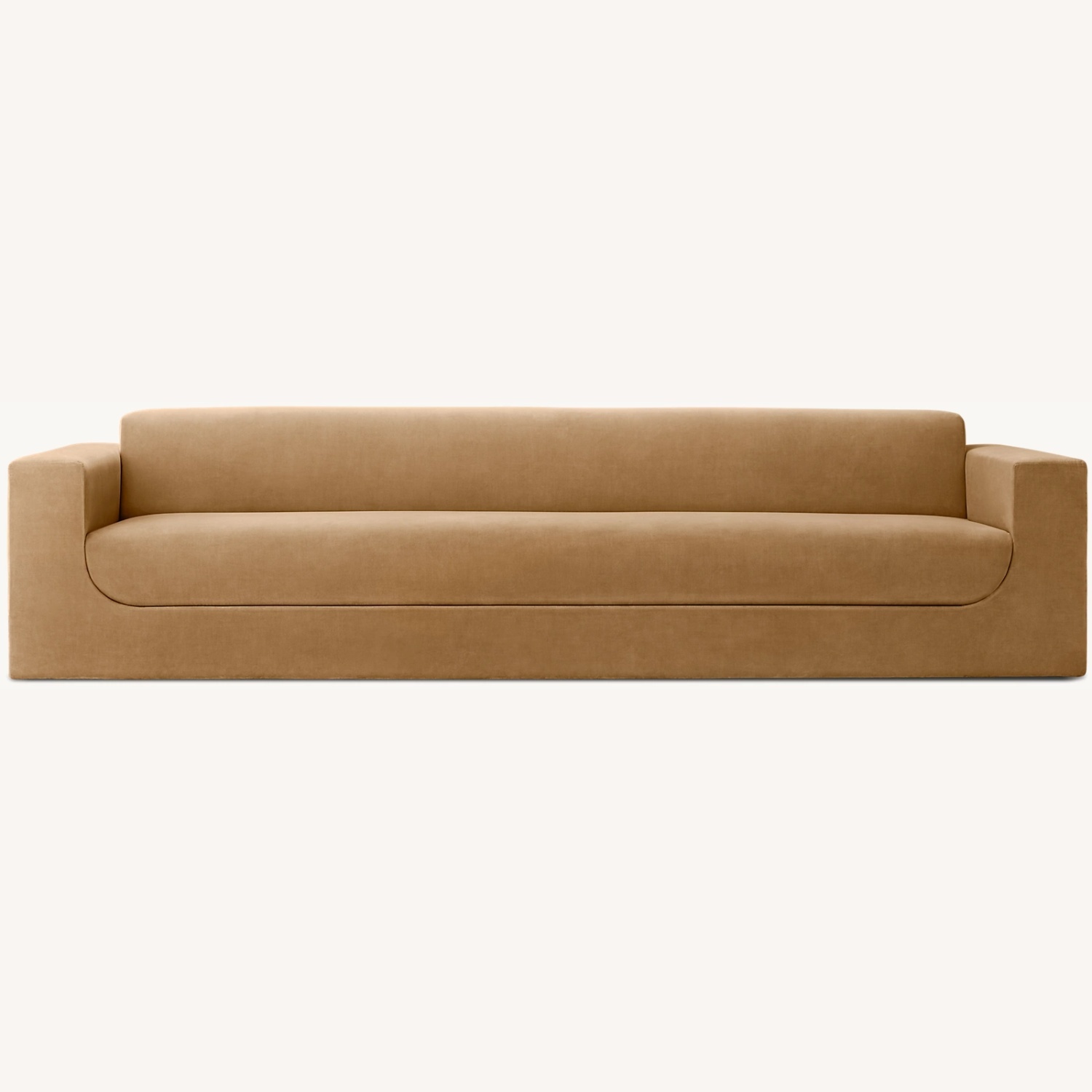 Restoration Hardware Sculptural Sofa Modern  - image-0