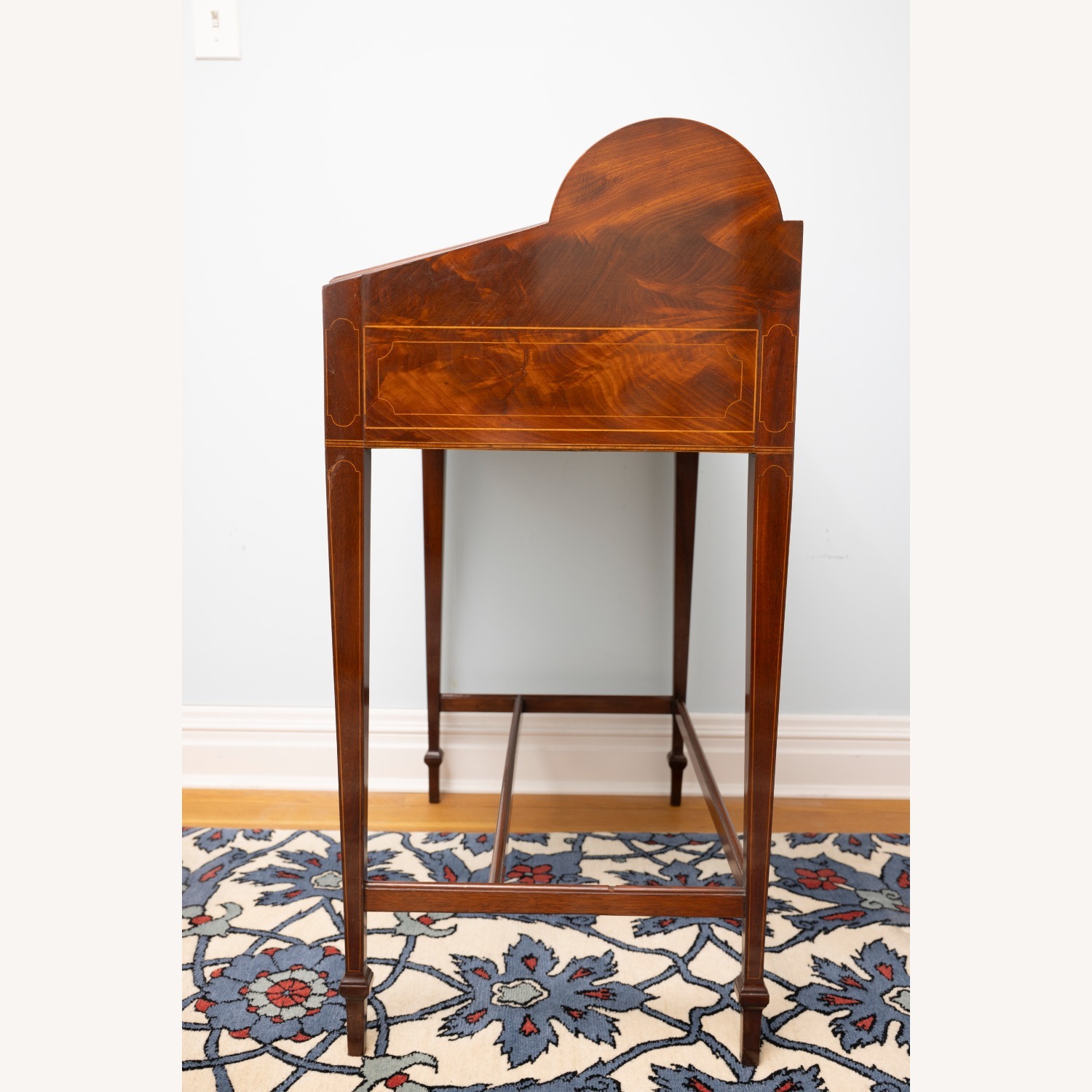 Antique Wood Roll Top Secretary Desk - image-4