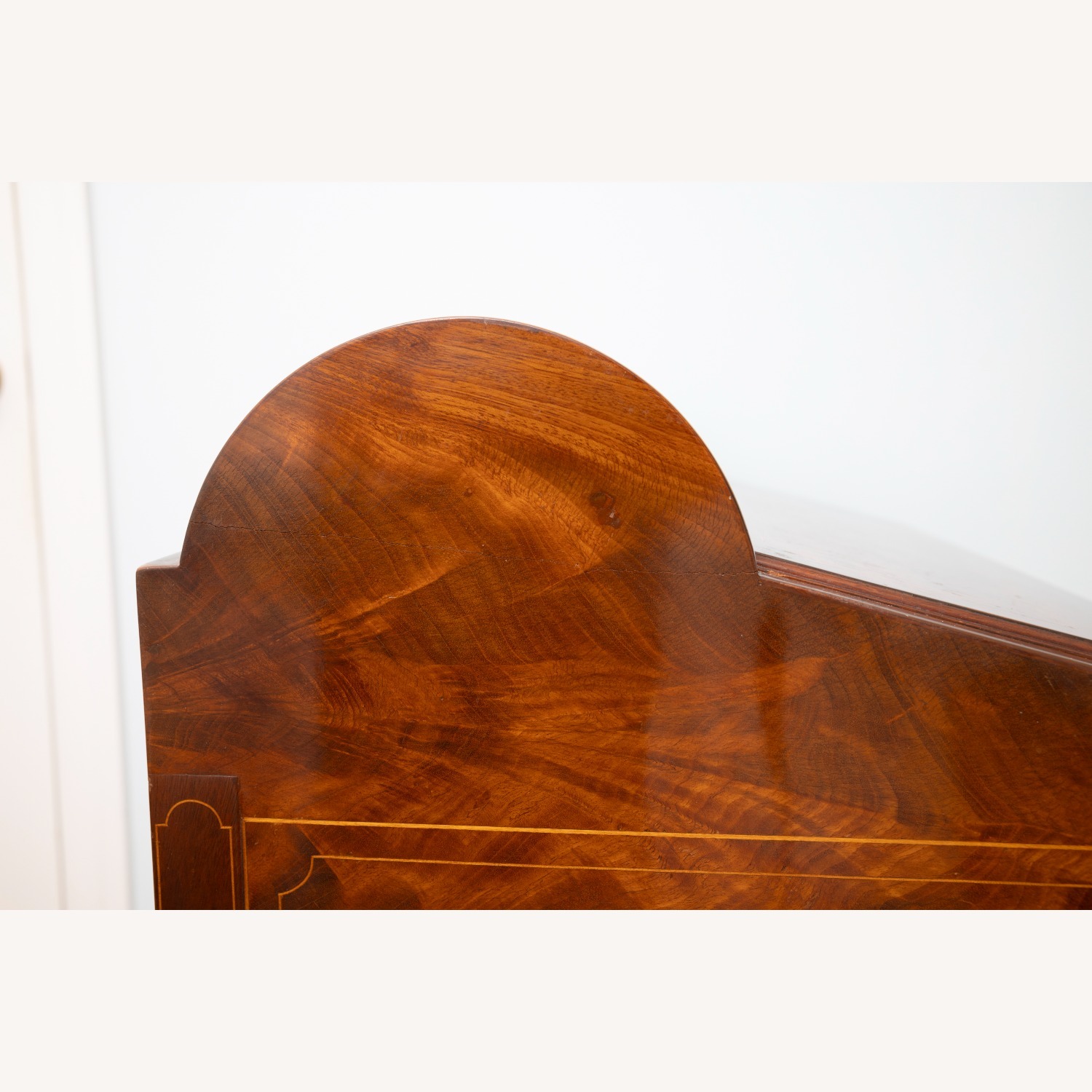 Antique Wood Roll Top Secretary Desk - image-18