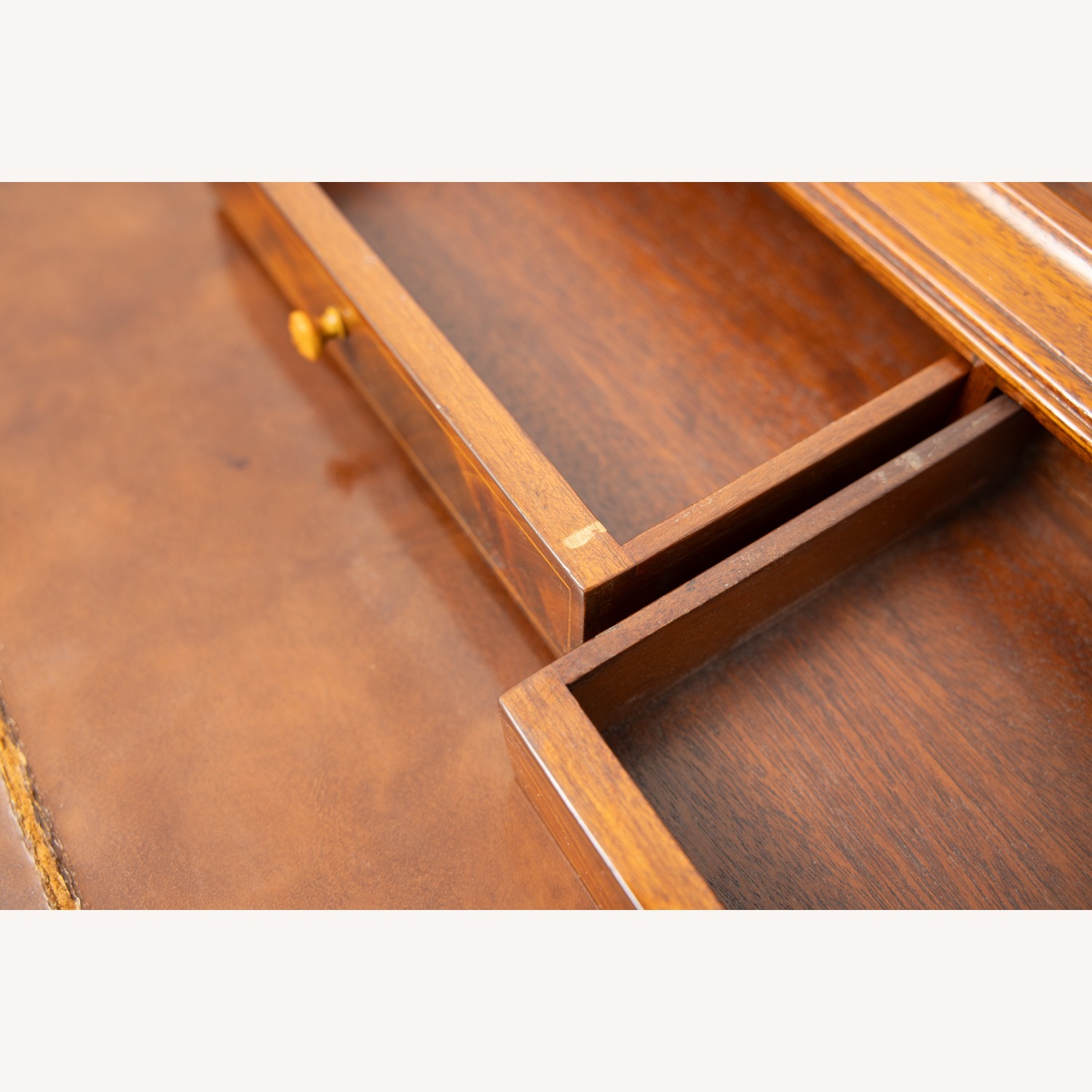 Antique Wood Roll Top Secretary Desk - image-16