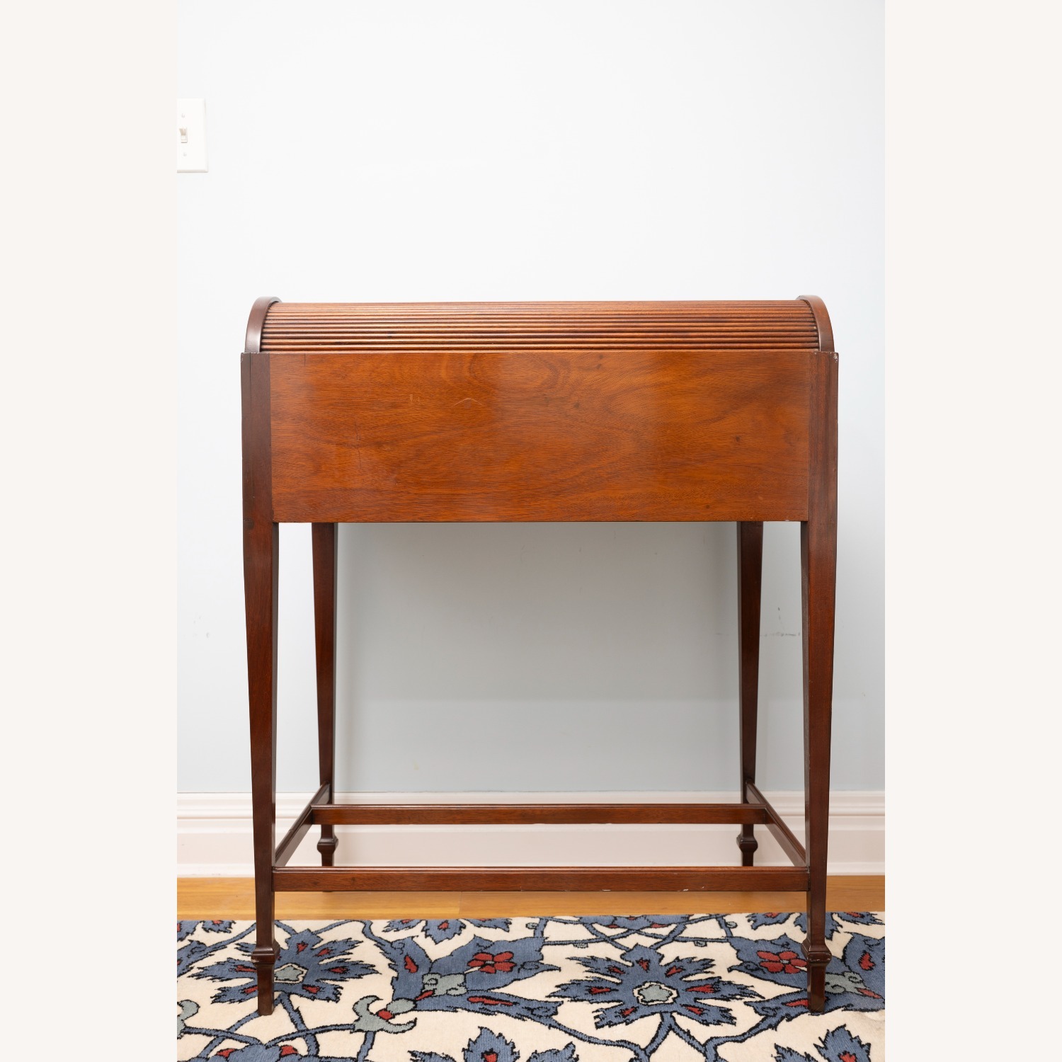 Antique Wood Roll Top Secretary Desk - image-3