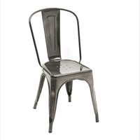 Tolix Indoor Steel Chairs- Set of 3