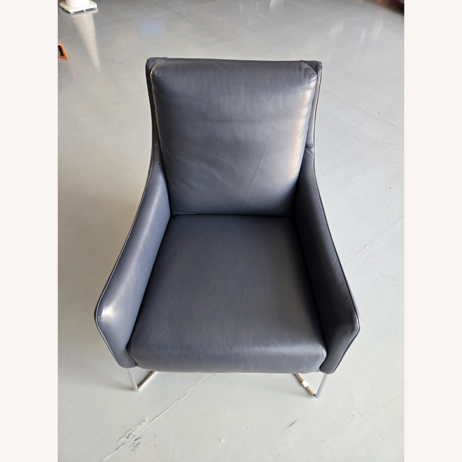 Dark Blue Natuzzi Editions Regina Chair - image-2