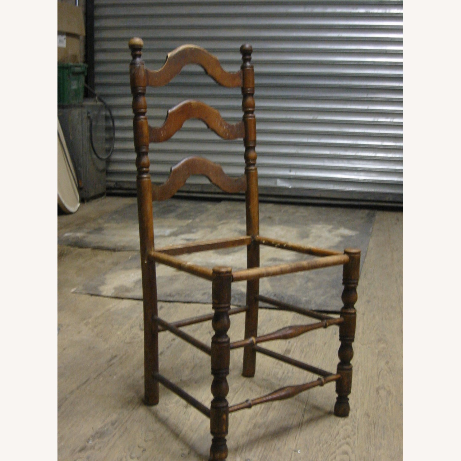 Antique Ladderback chairs - image-4