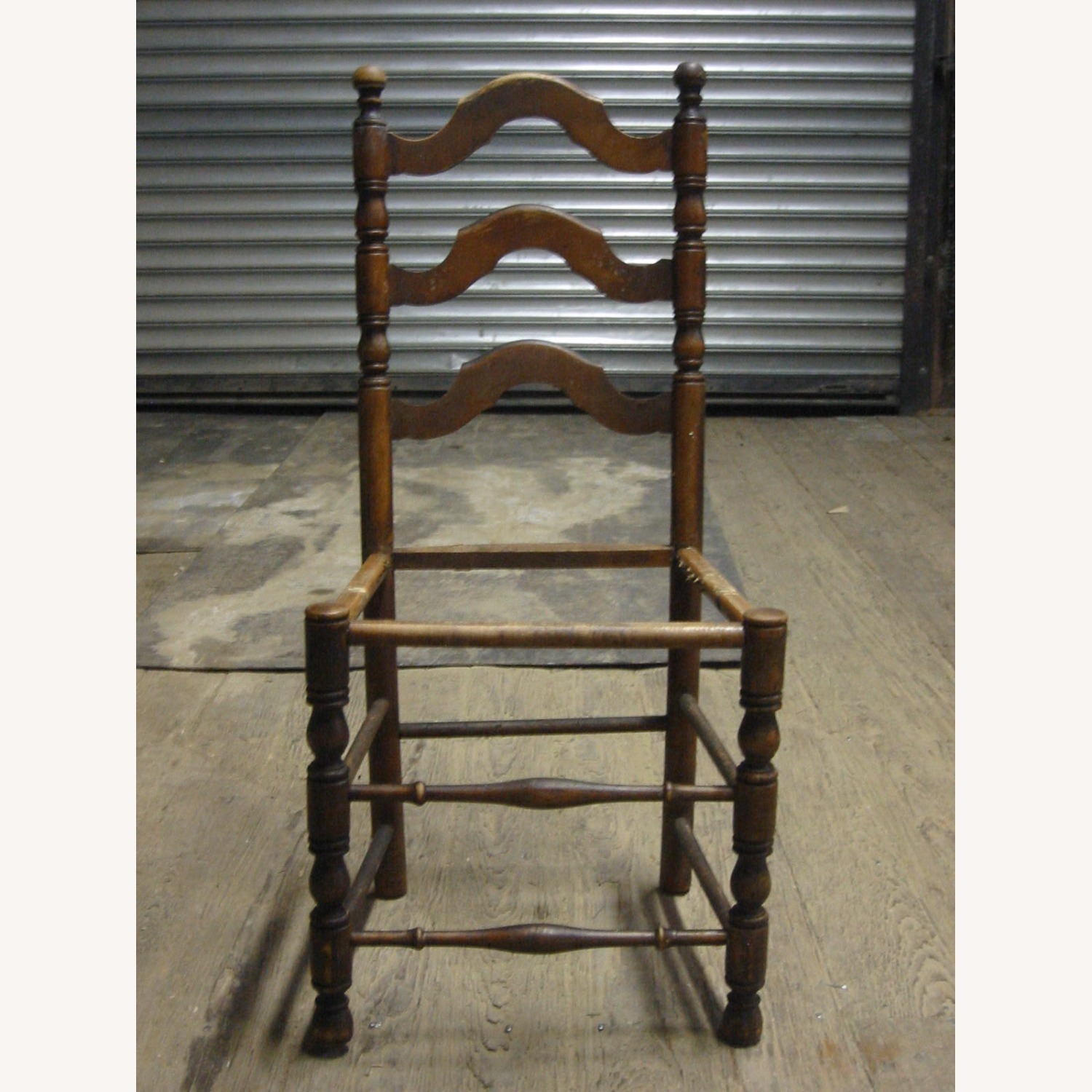 Antique Ladderback chairs - image-5