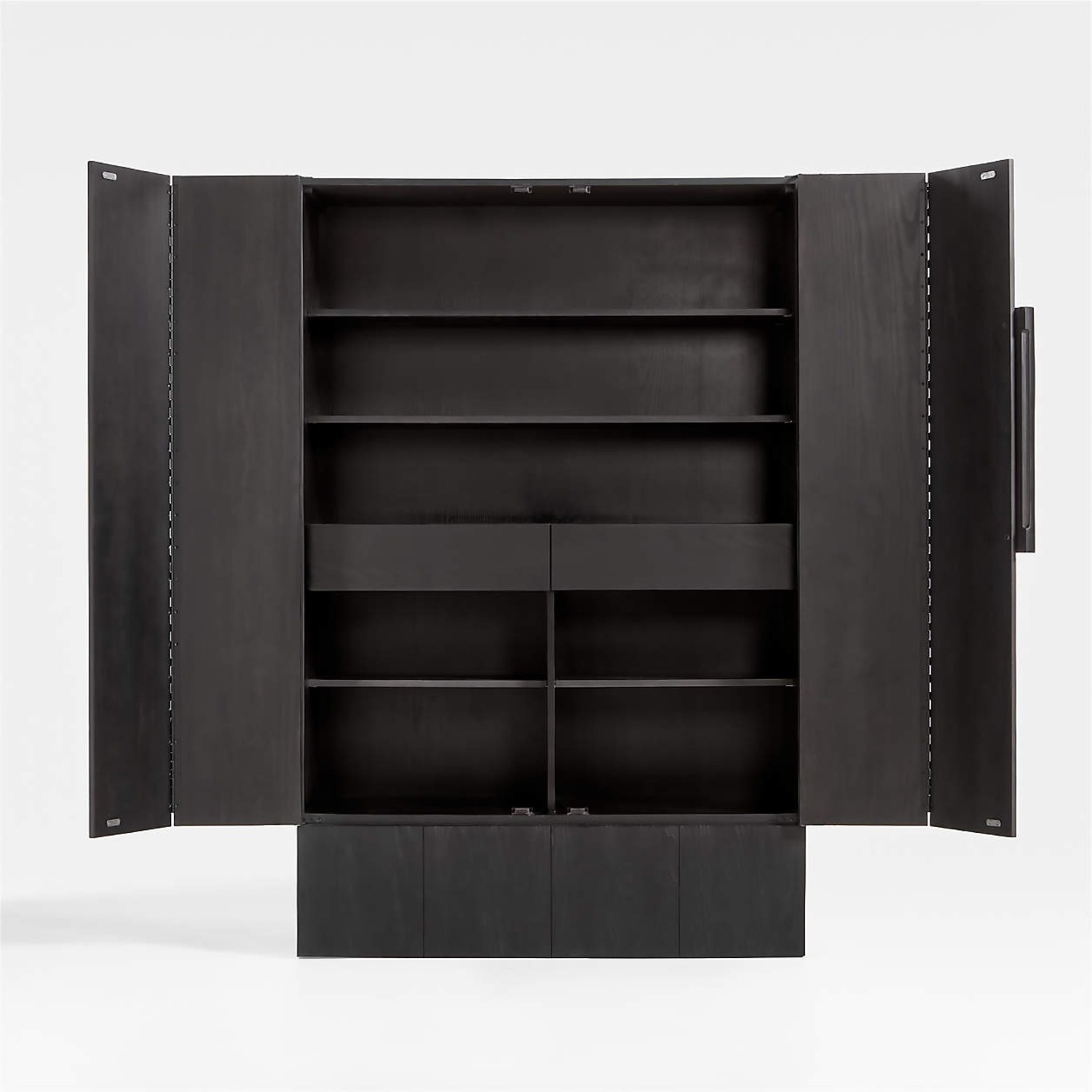 Crate & Barrel Wood 2-Door Storage Cabinet - image-4