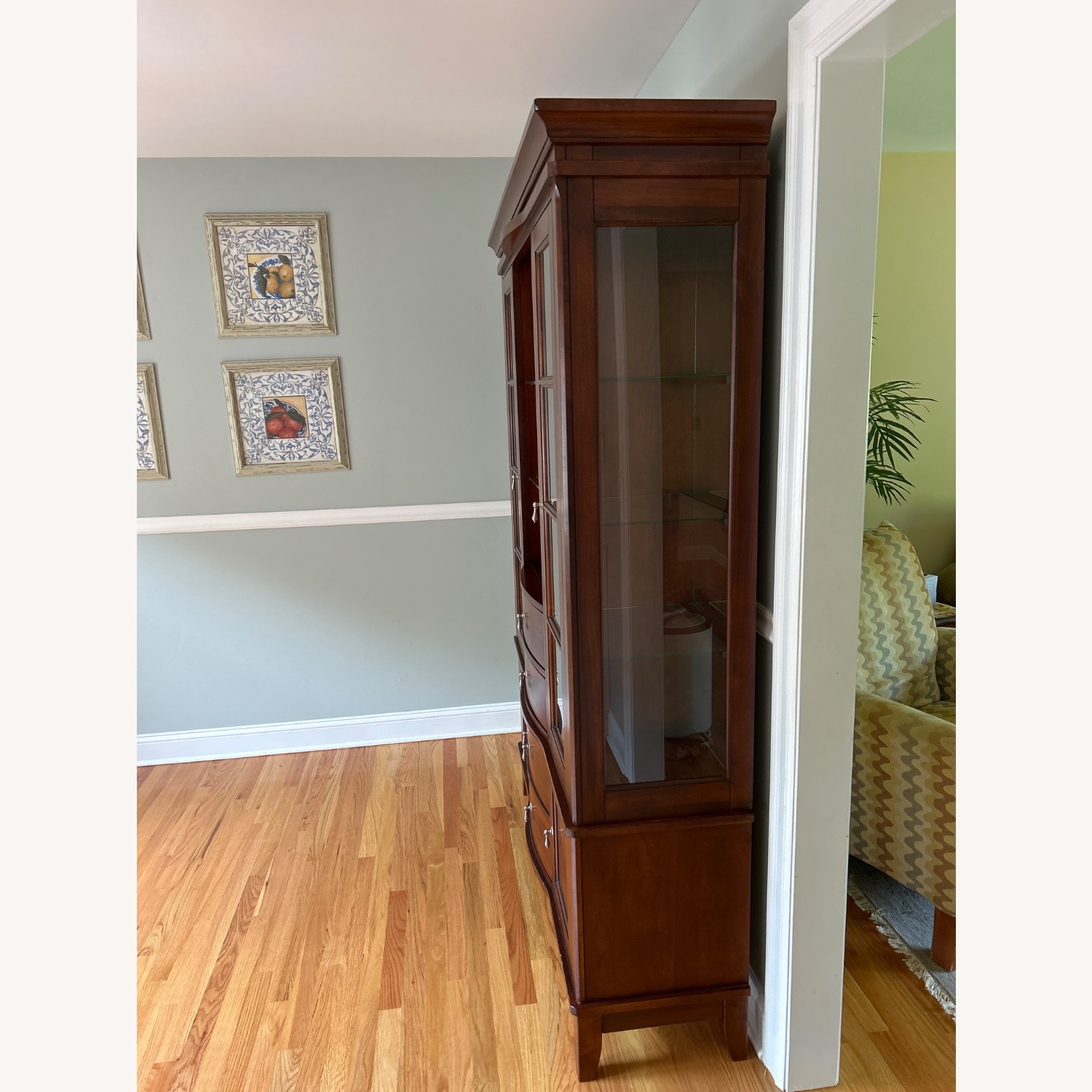 Walnut Bar and China Cabinet - image-3