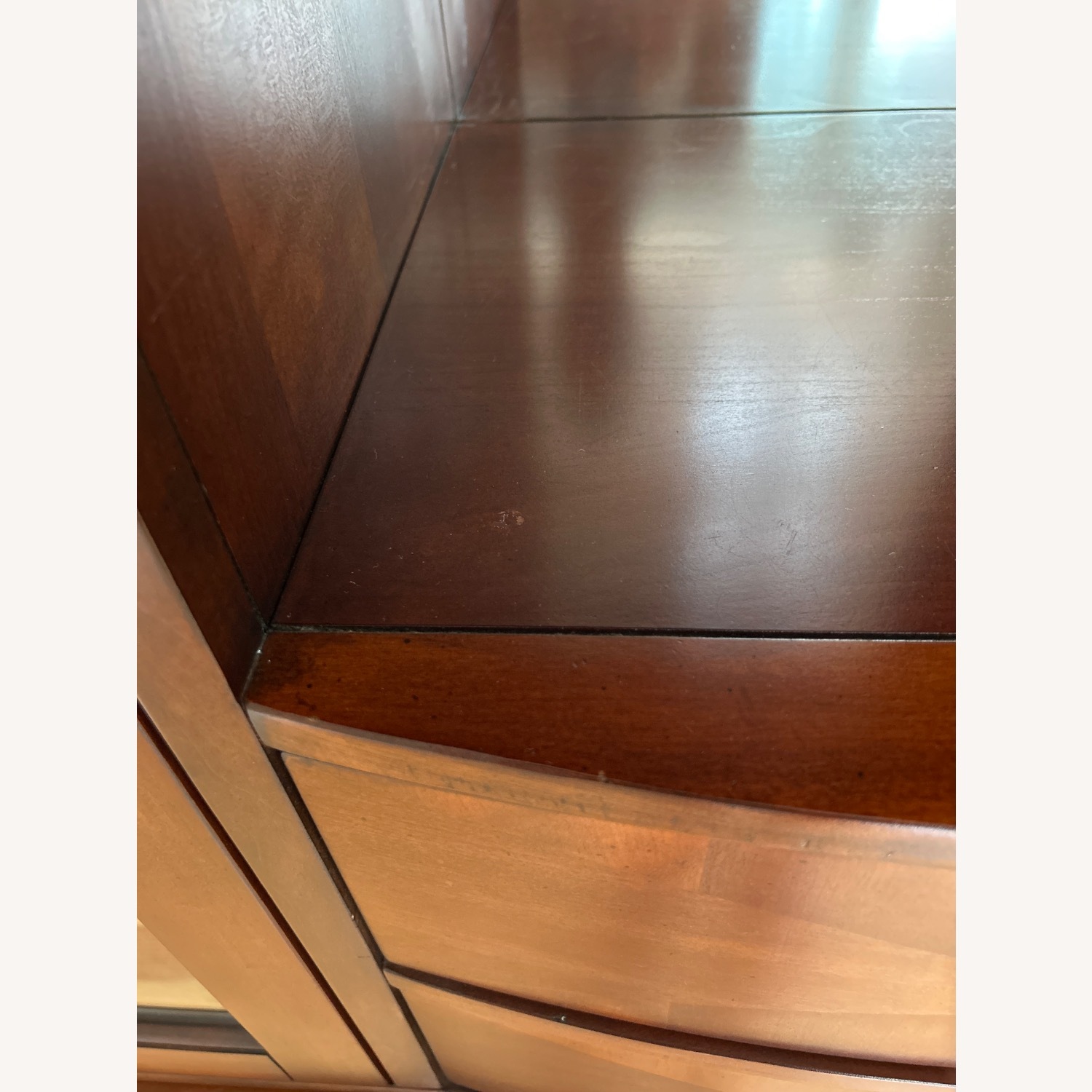 Walnut Bar and China Cabinet - image-5