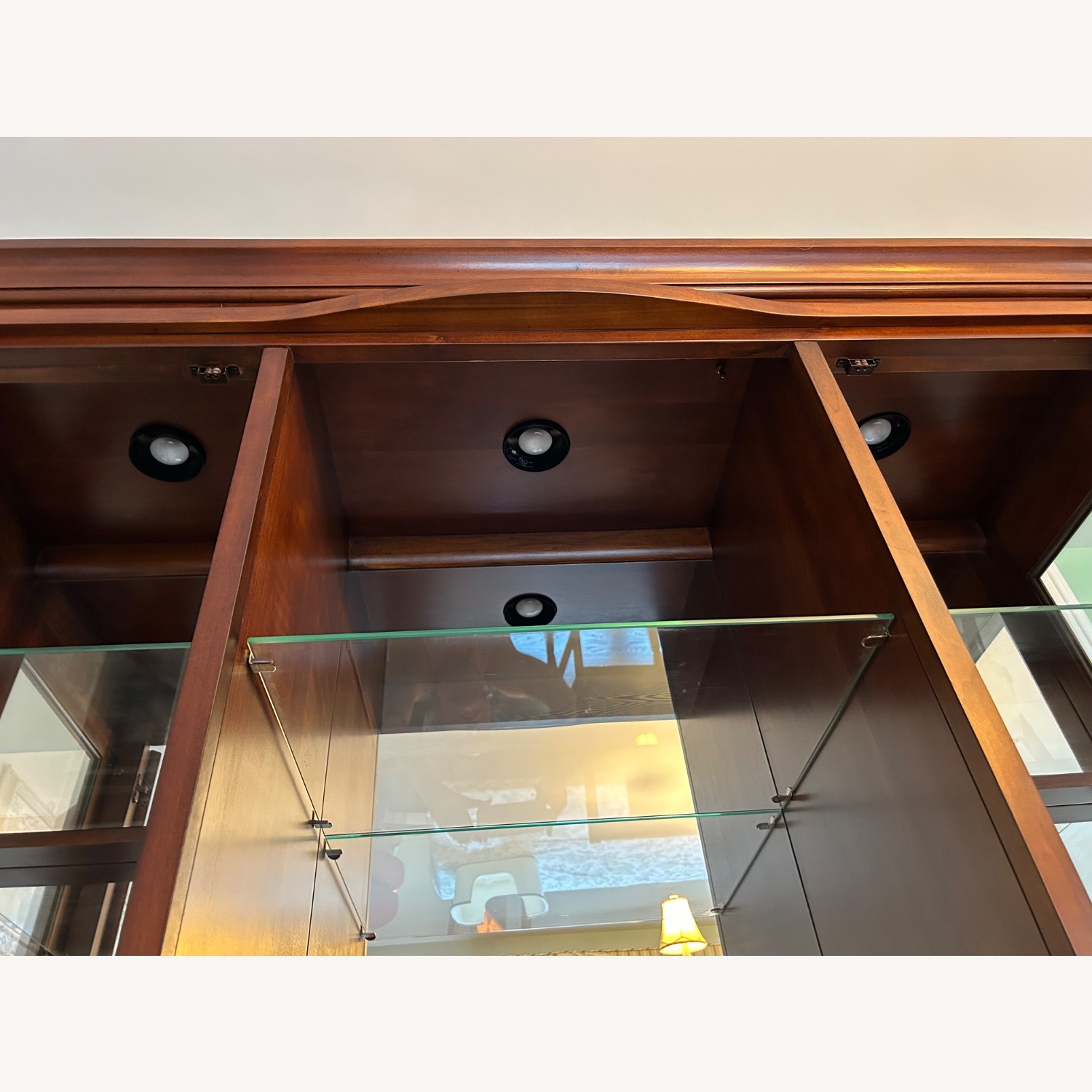 Walnut Bar and China Cabinet - image-11