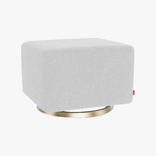 Used Monte Gliding Ottoman in Fog for sale on AptDeco