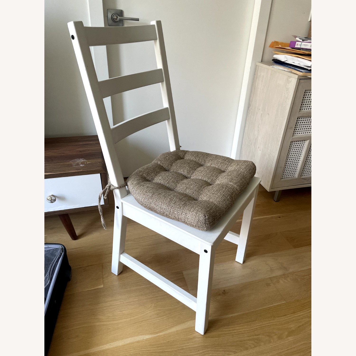 IKEA White Dining Room Chair Set - image-3