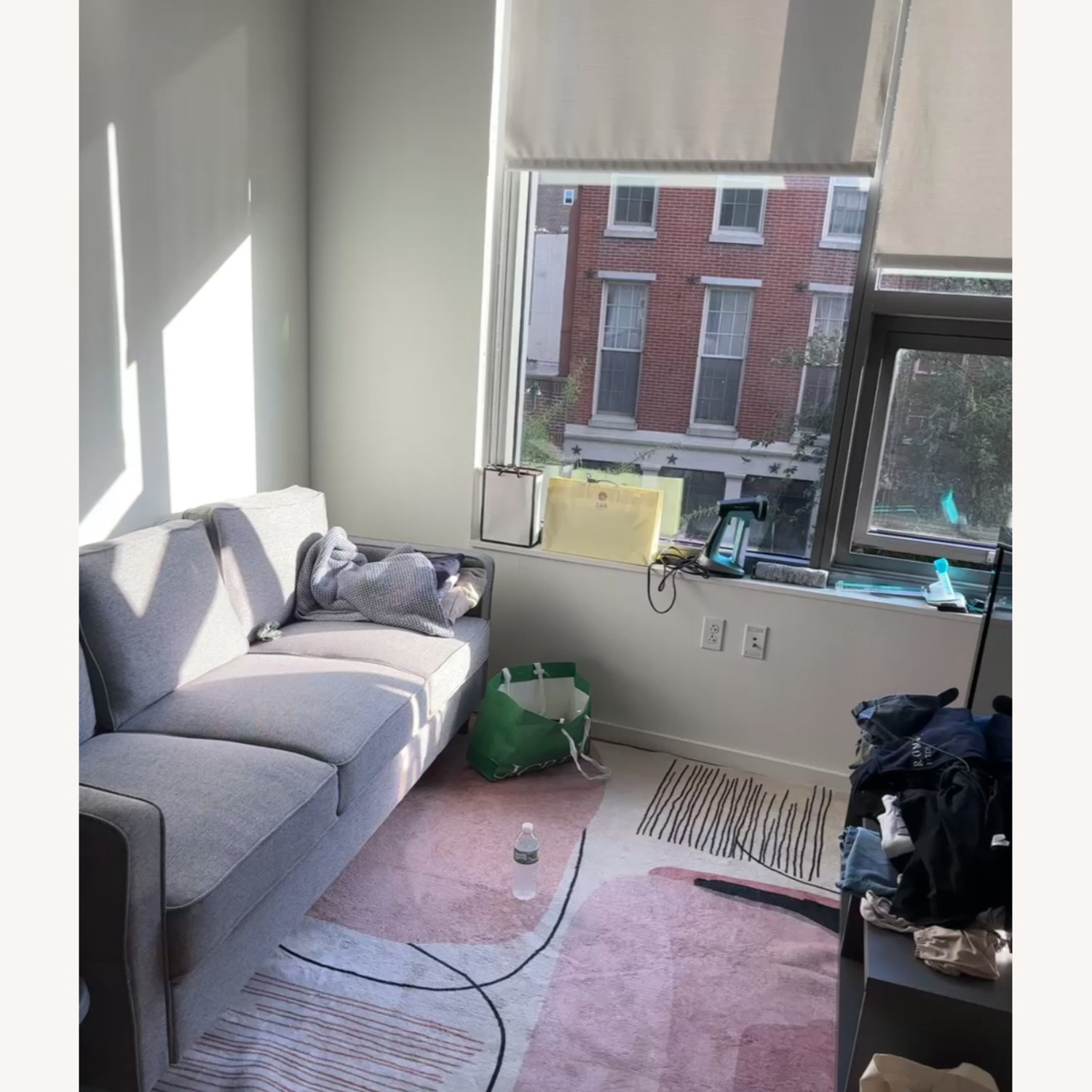 Hana 78" Square Arm Sofa - image-1