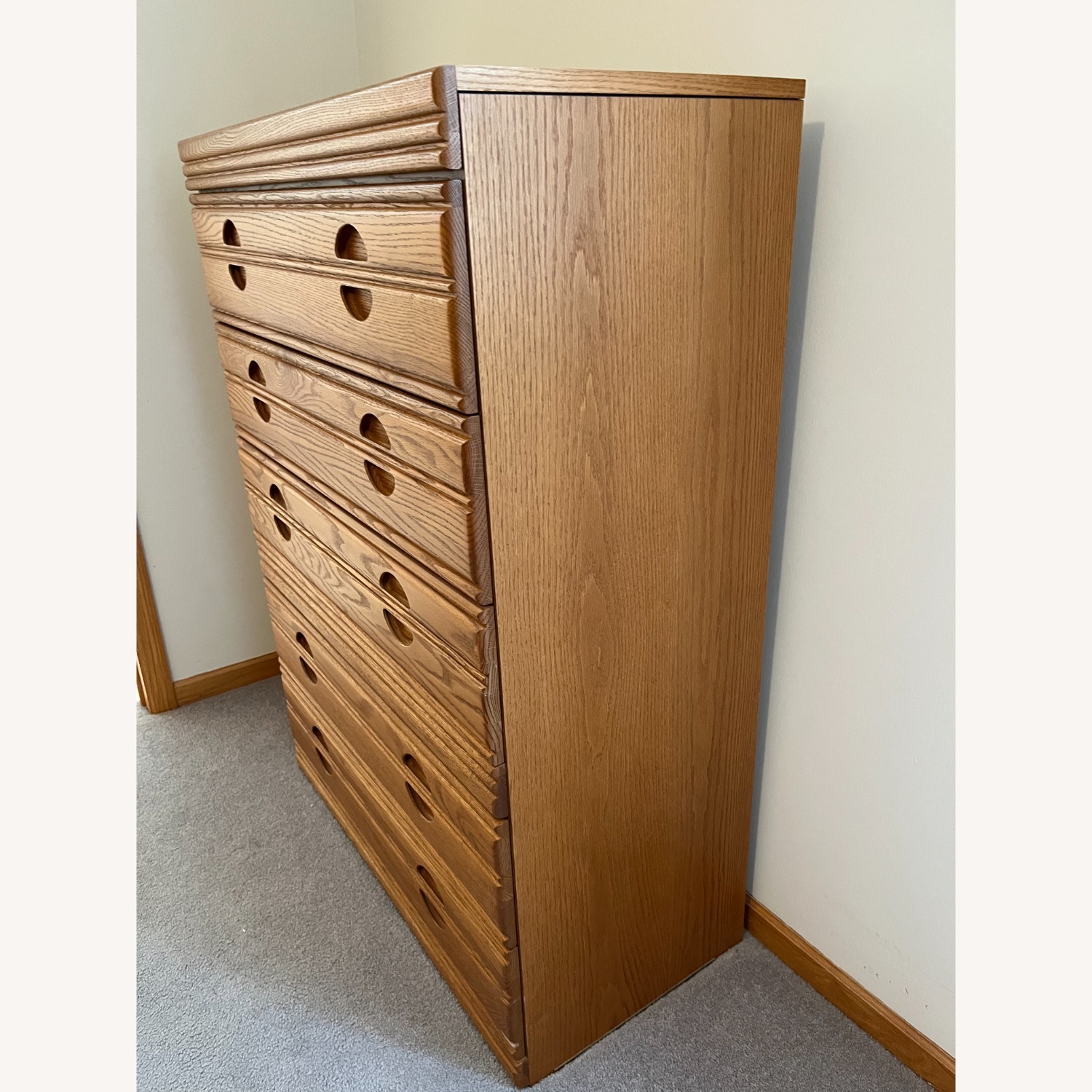  Palliser Mid-Century Modern Oak Dresser - image-4