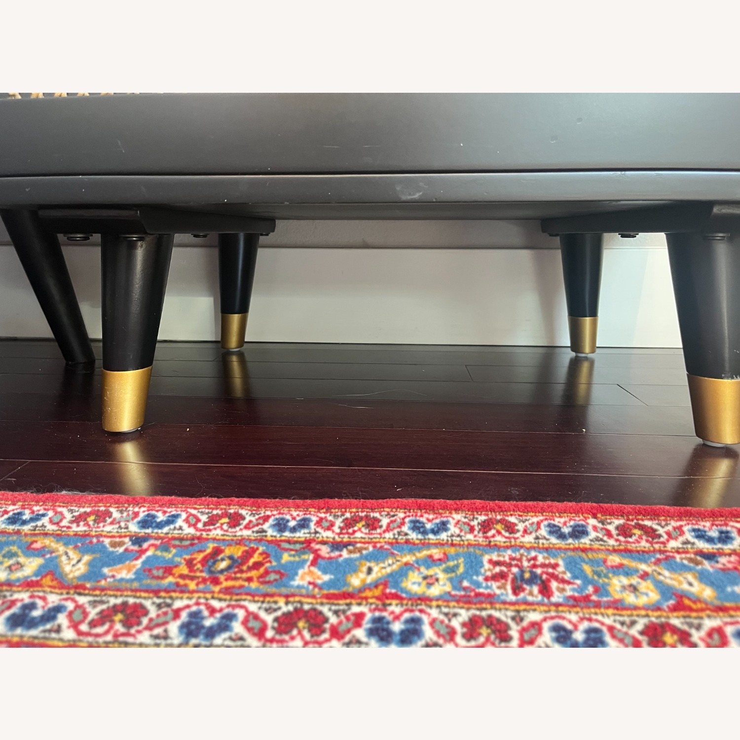 Living Spaces Black & Cane Nightstand Set of 2 - image-4