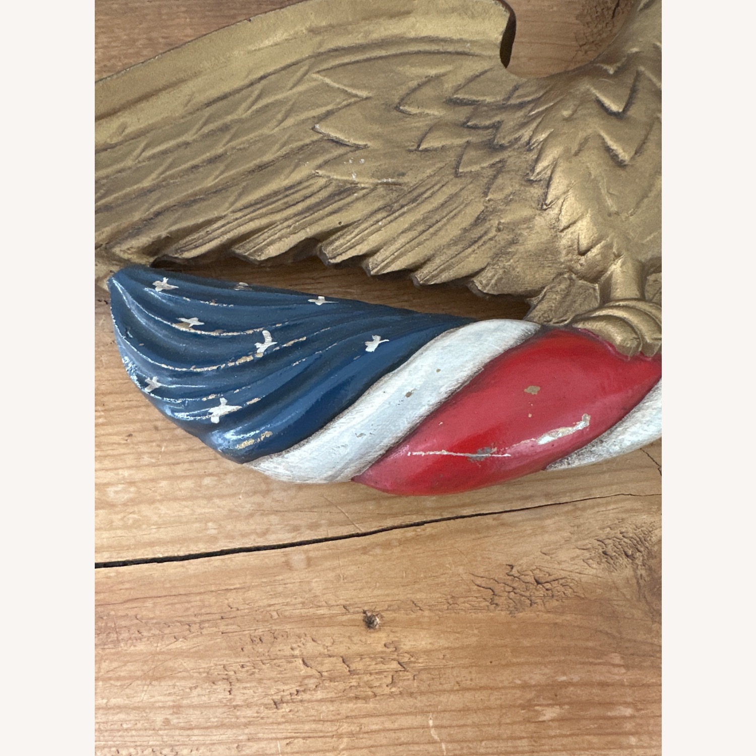 Vintage Patriotic American Eagle Plaque - image-3