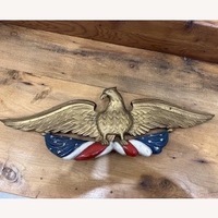 Vintage Patriotic American Eagle Plaque