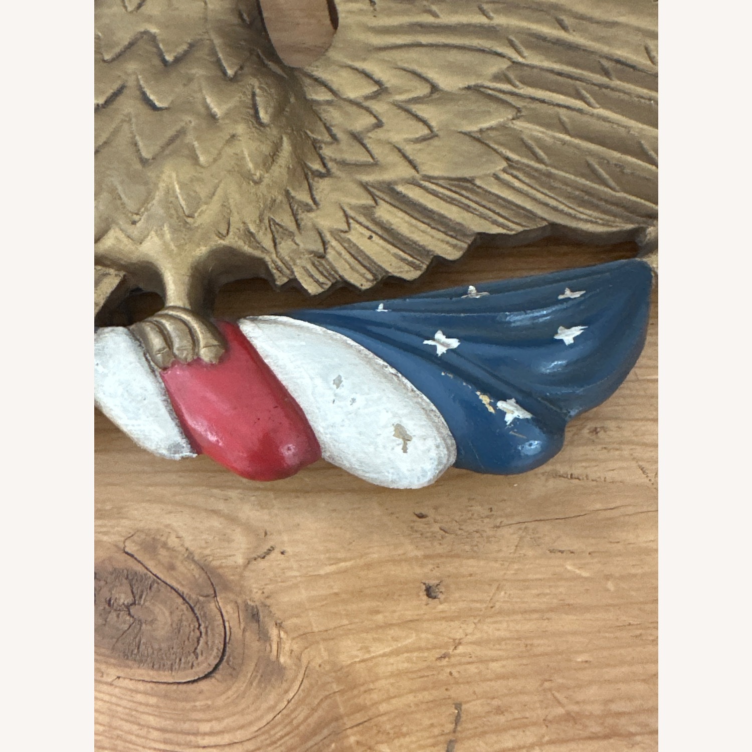 Vintage Patriotic American Eagle Plaque - image-4