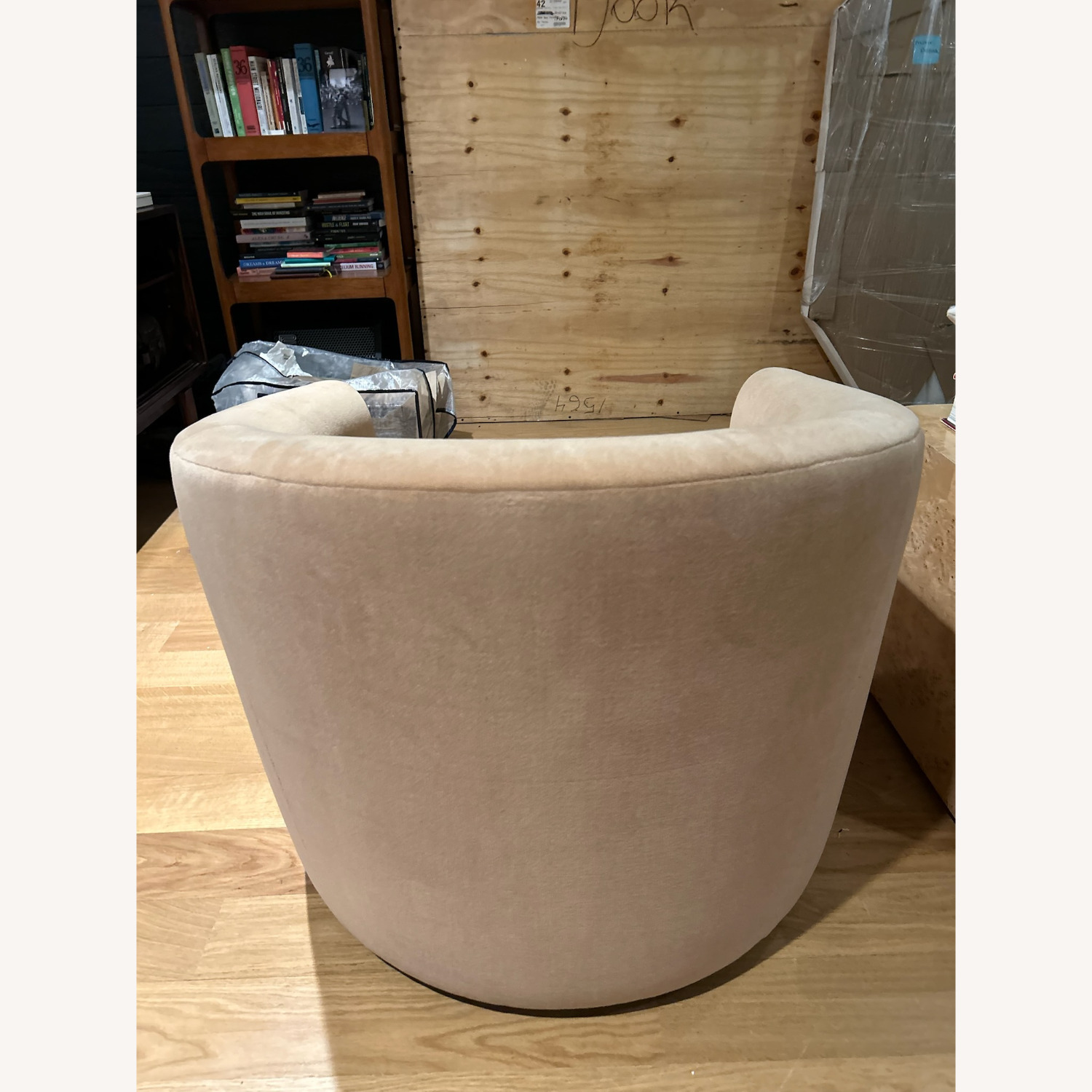 Restoration Hardware Arrondi Swivel Chairs Set - image-5