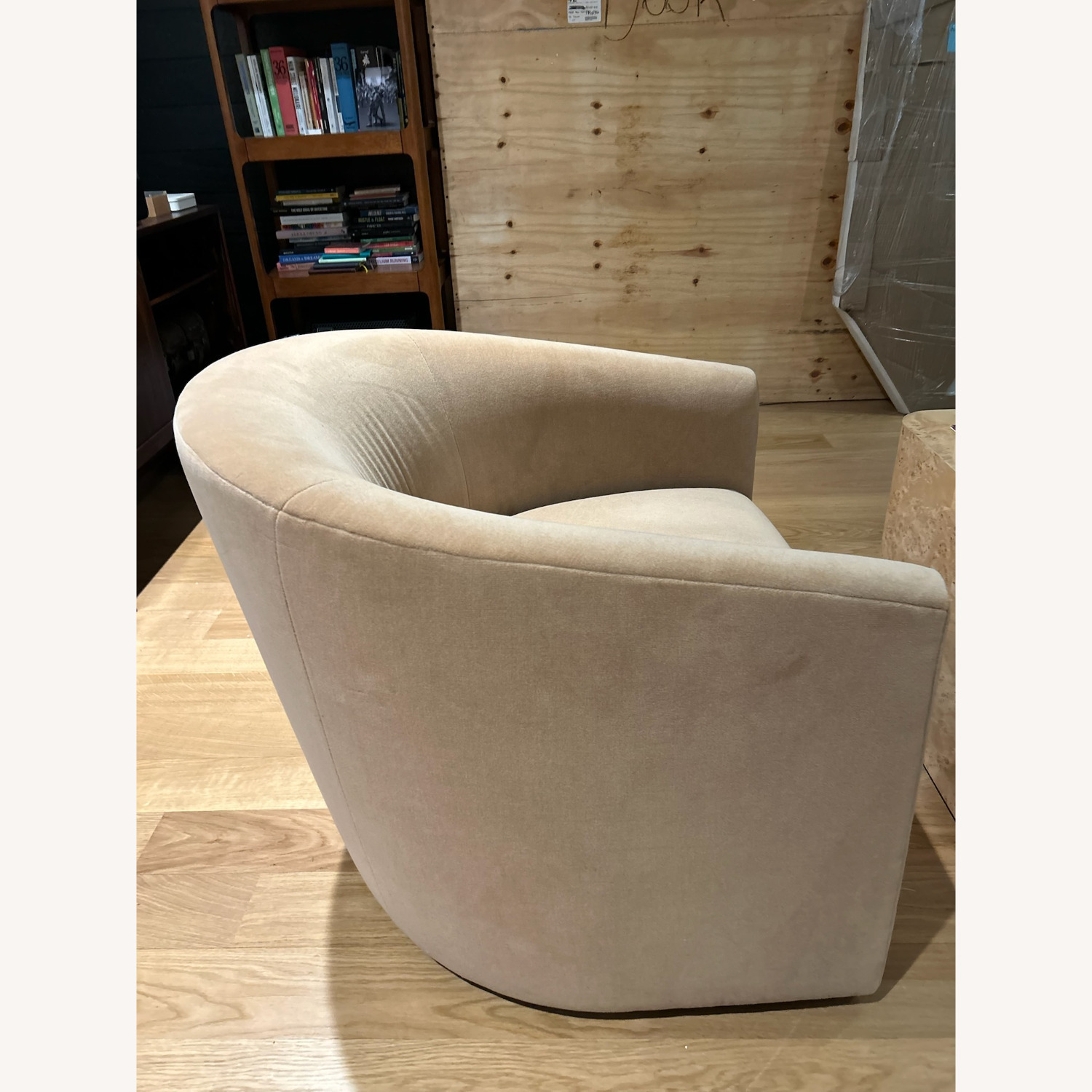 Restoration Hardware Arrondi Swivel Chairs Set - image-3