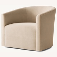 Restoration Hardware Arrondi Swivel Chairs Set