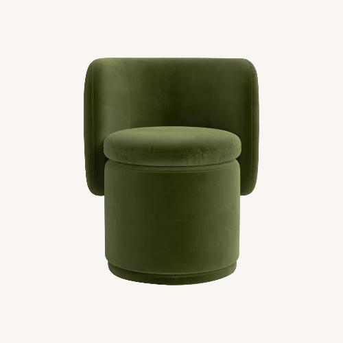 Used Joss & Main Green Swivel Dining Chair Set for sale on AptDeco