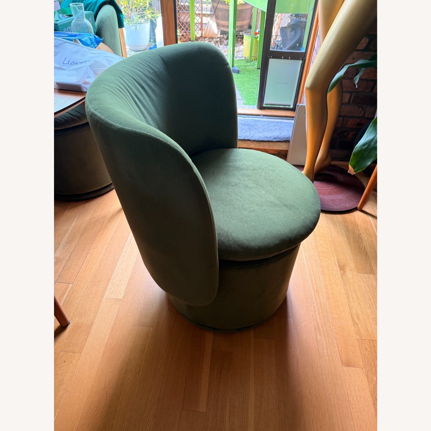 Joss & Main Green Swivel Dining Chair Set - image-4