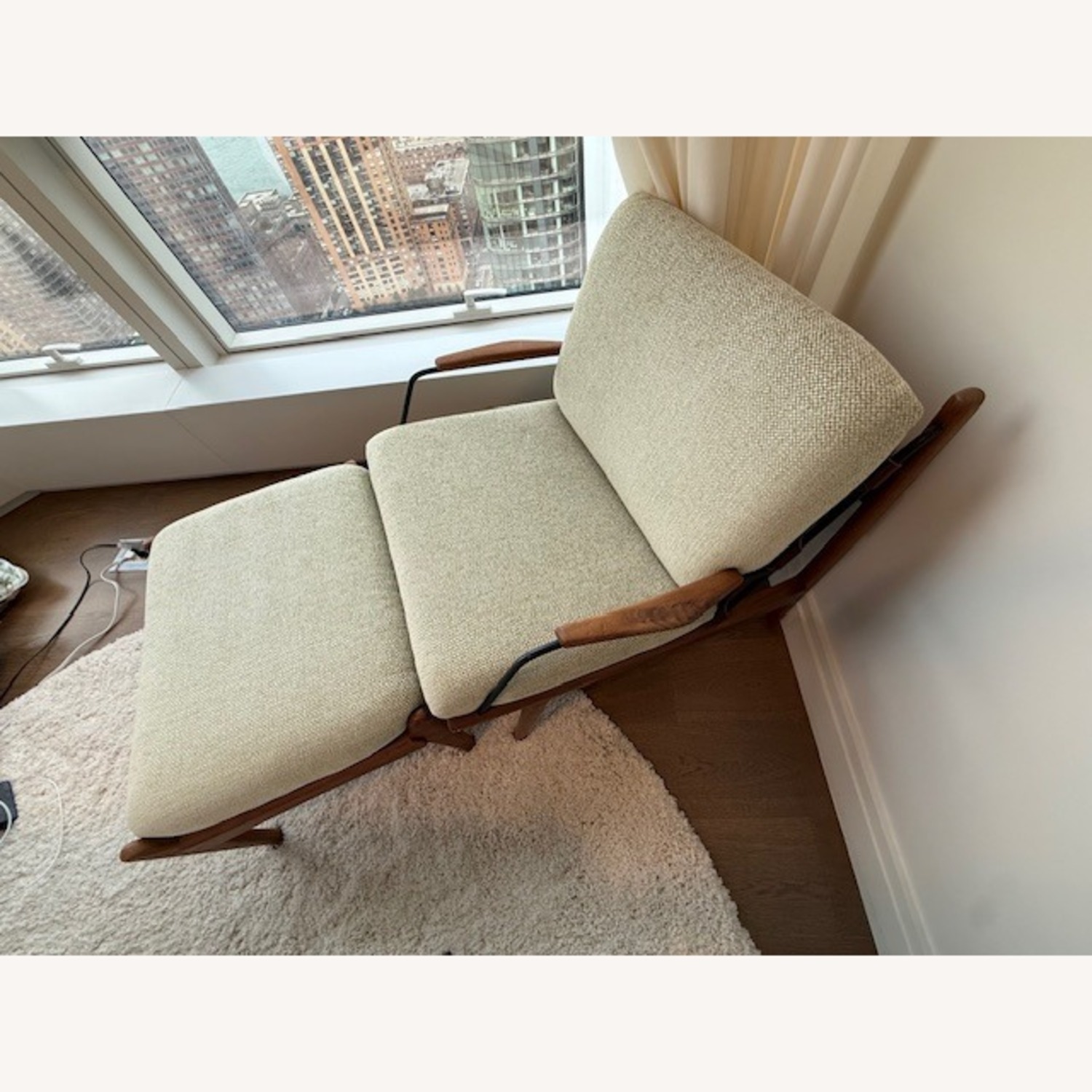 Lawson-Fenning Maker's Armchair + Ottoman Lt Green - image-7